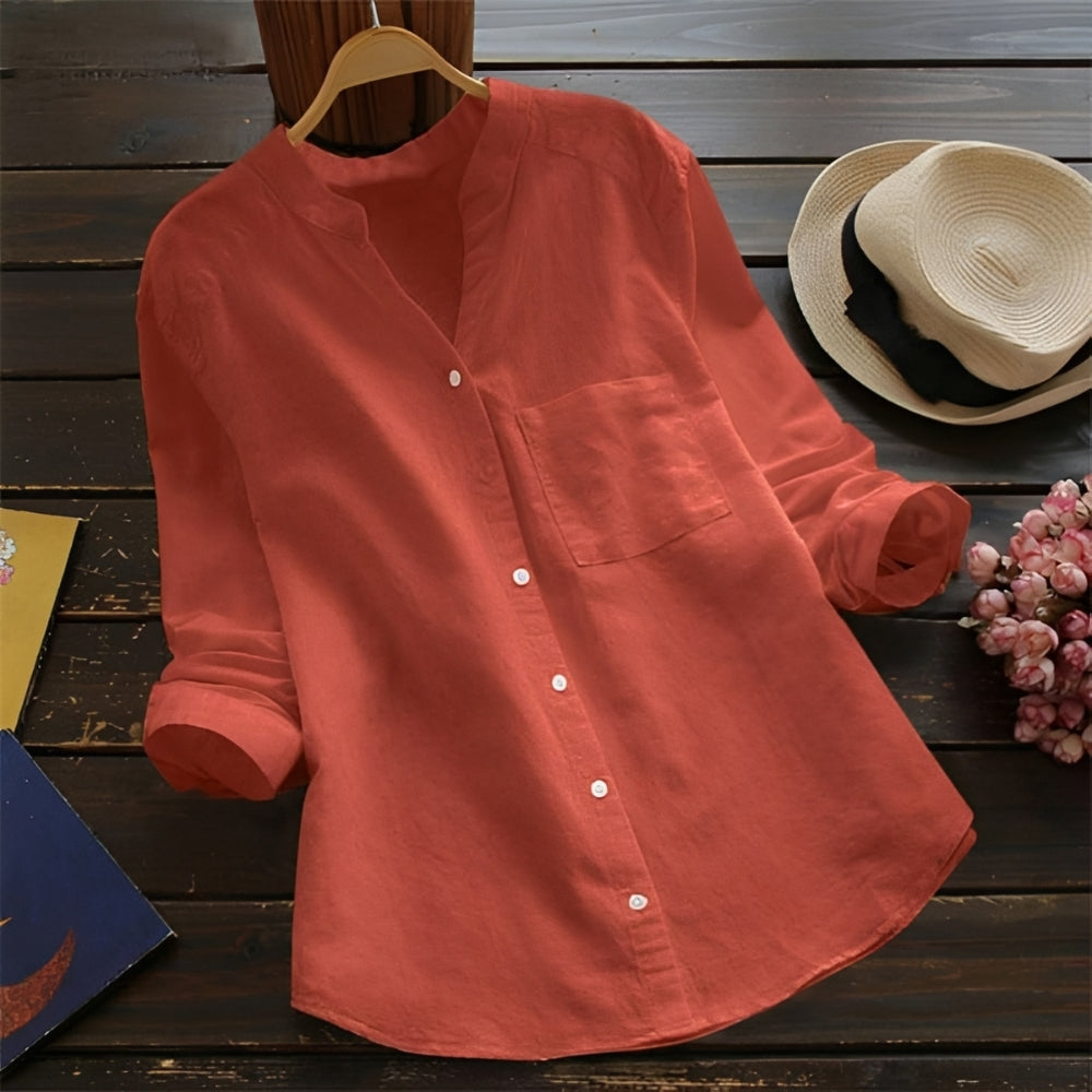Venetia - Entspannte Bluse aus Komfortmaterial