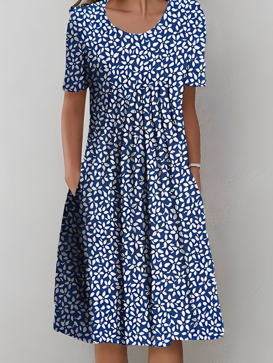 Jodie - Stilvolles bedrucktes Damenkleid
