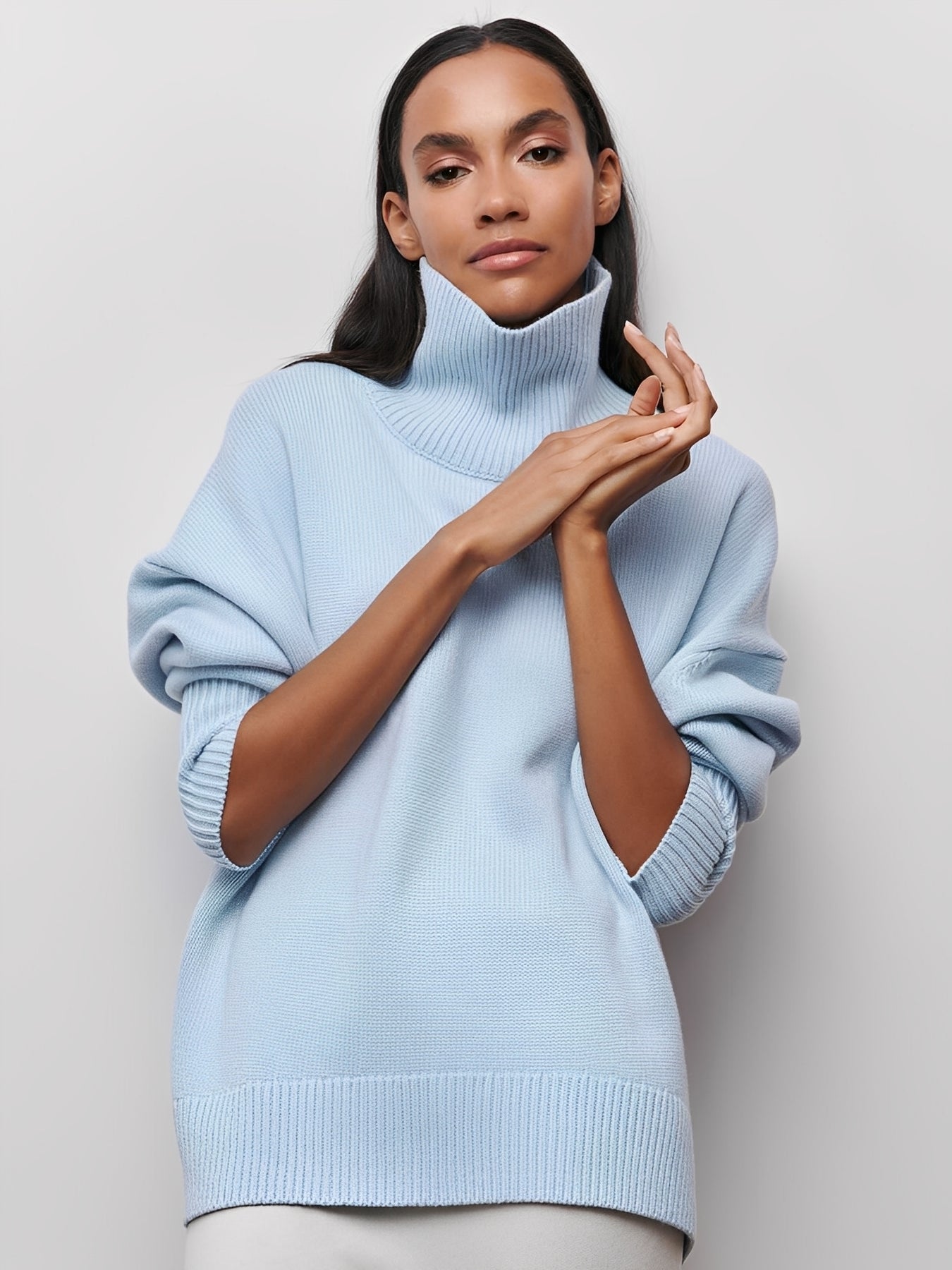 Marva - Stilvoller Damenrollkragenpullover, der warm hält