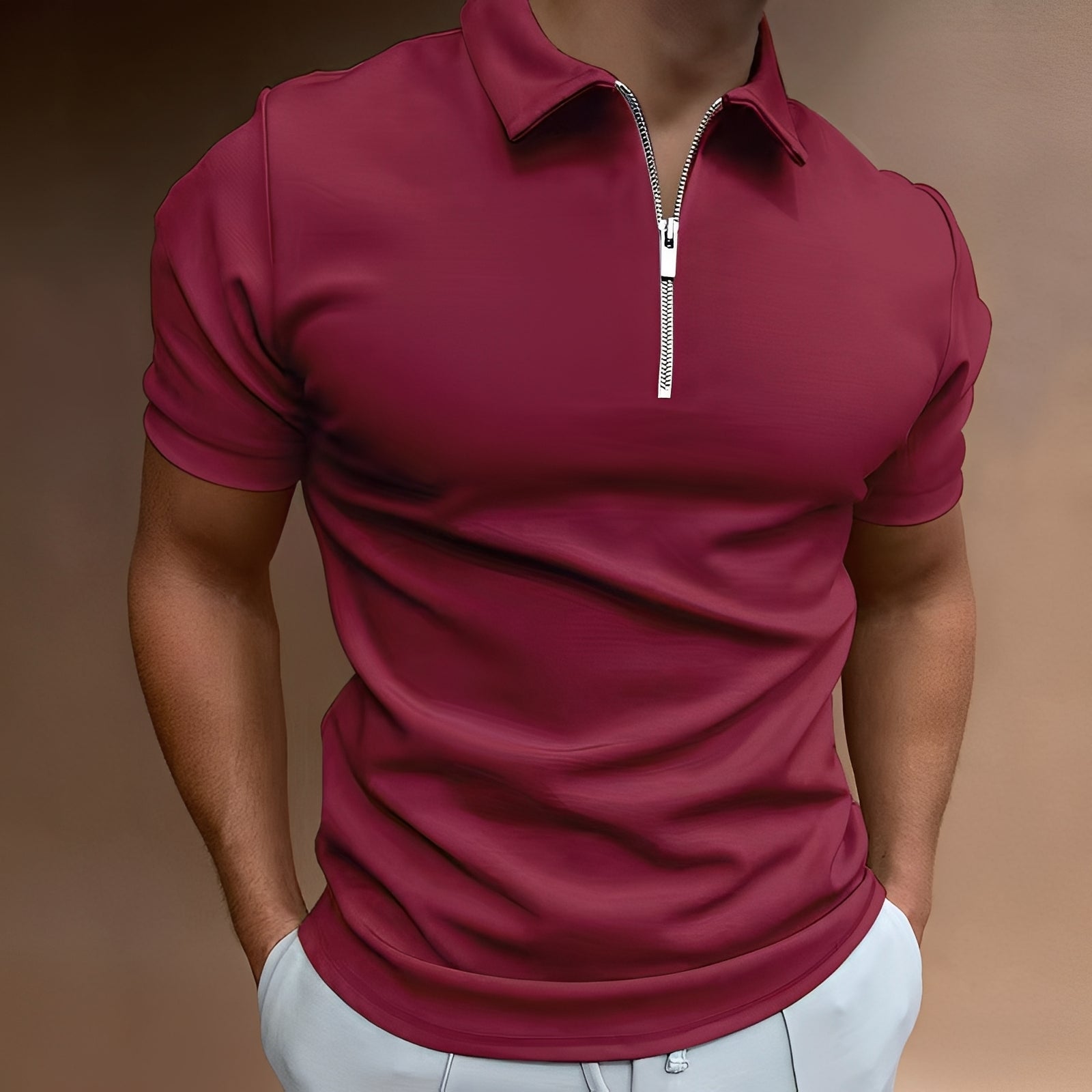 Carlos - Stilvolles Herren-Polohemd mit Zipper