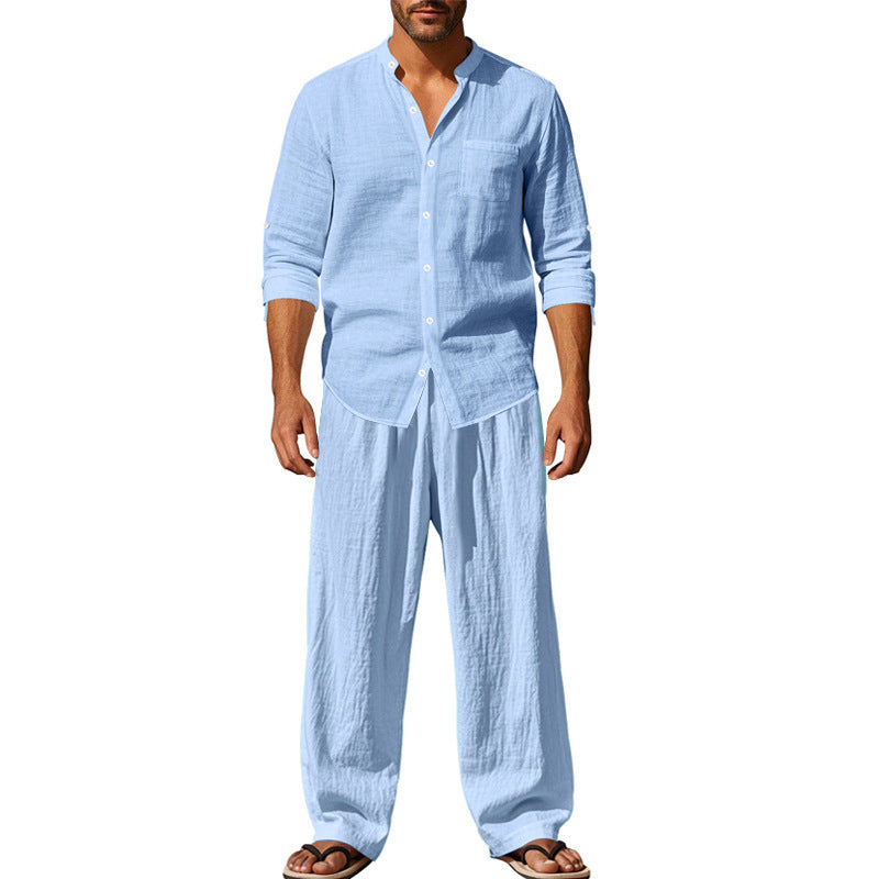 Gerald - Bequemes Set aus Langarmshirt und Hose für Herren