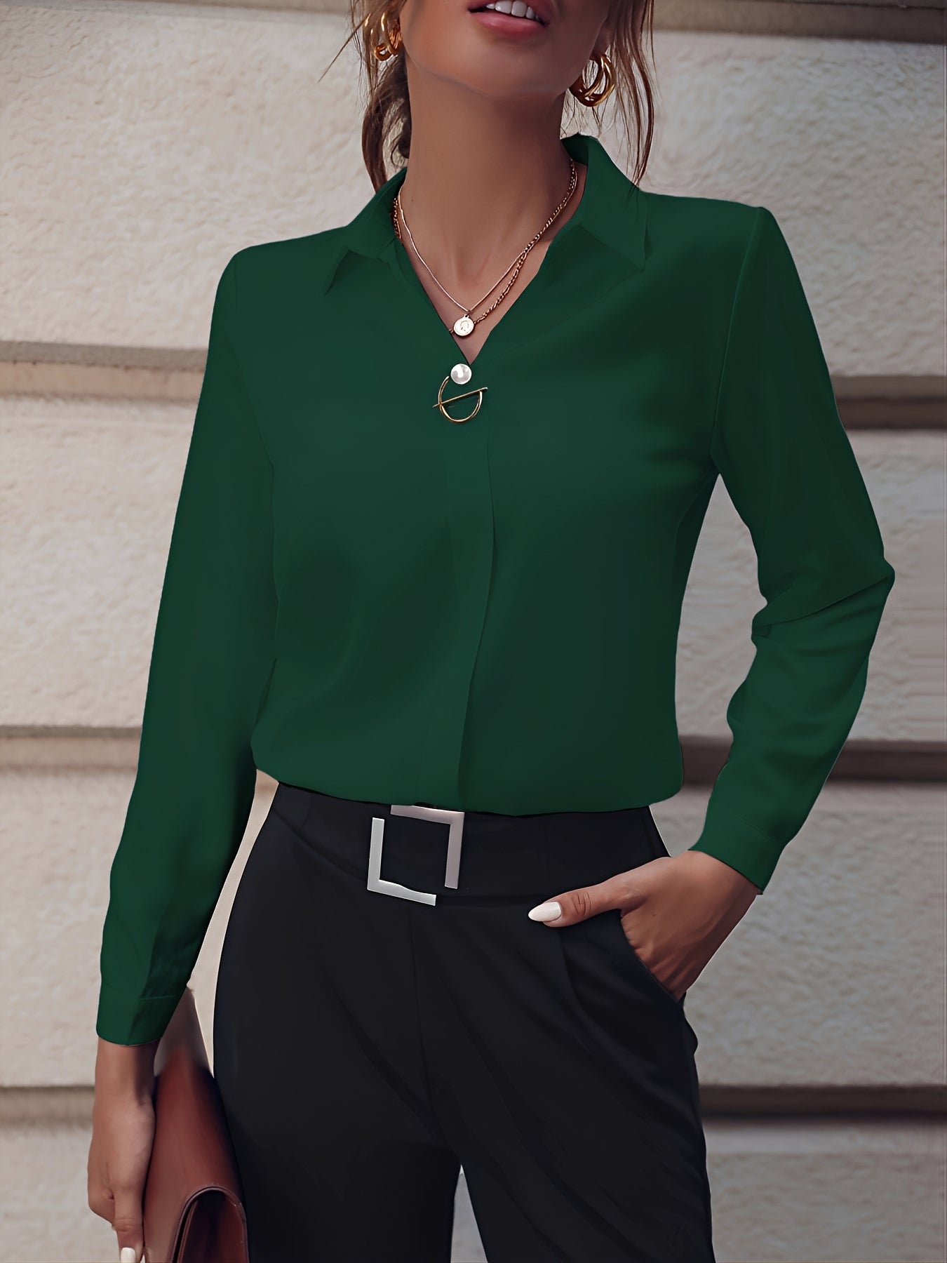 Erica - Elegantes Langarmhemd