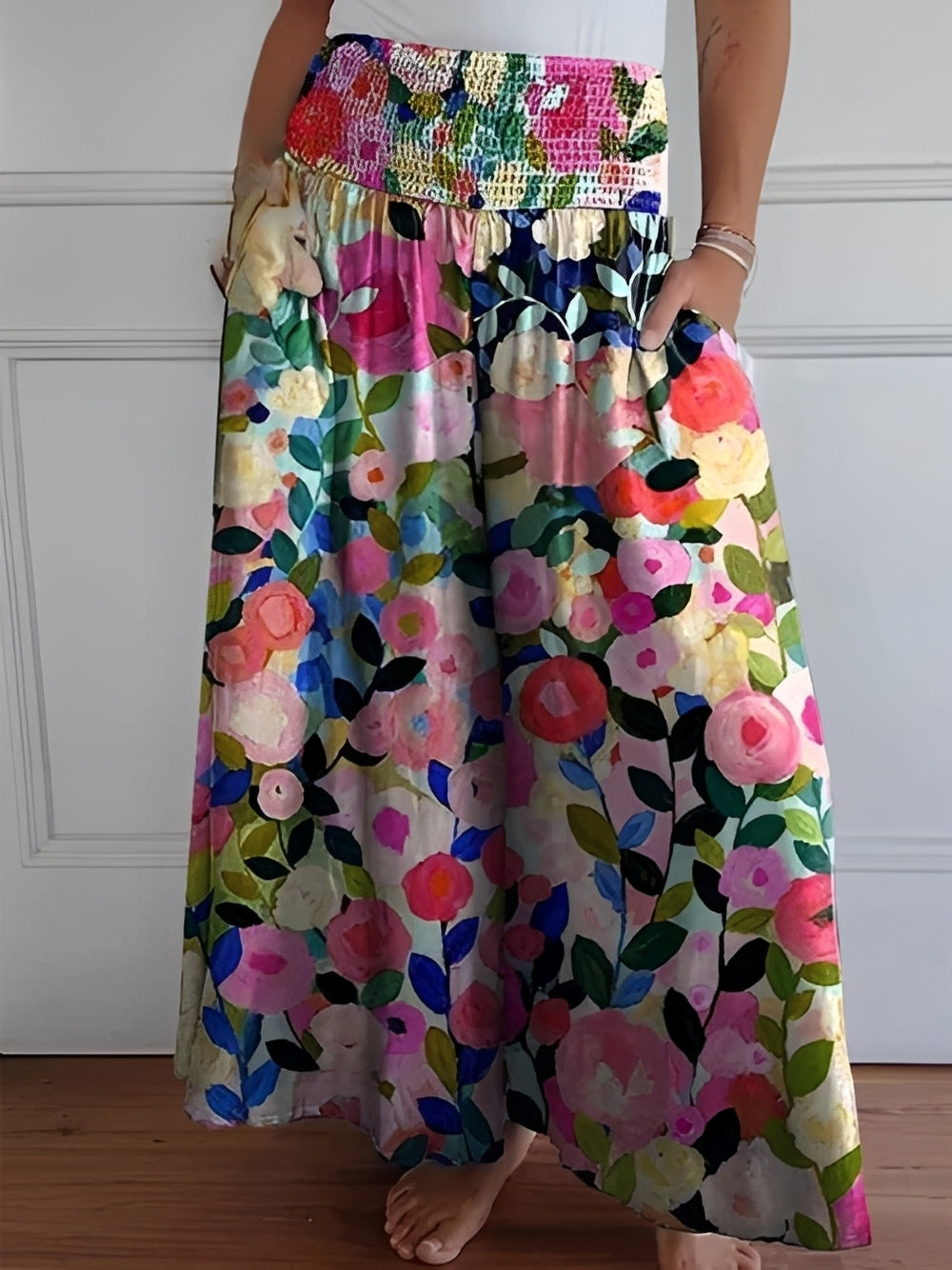 Halle - Bequeme Hose mit weitem Bein und Taschen für Damen