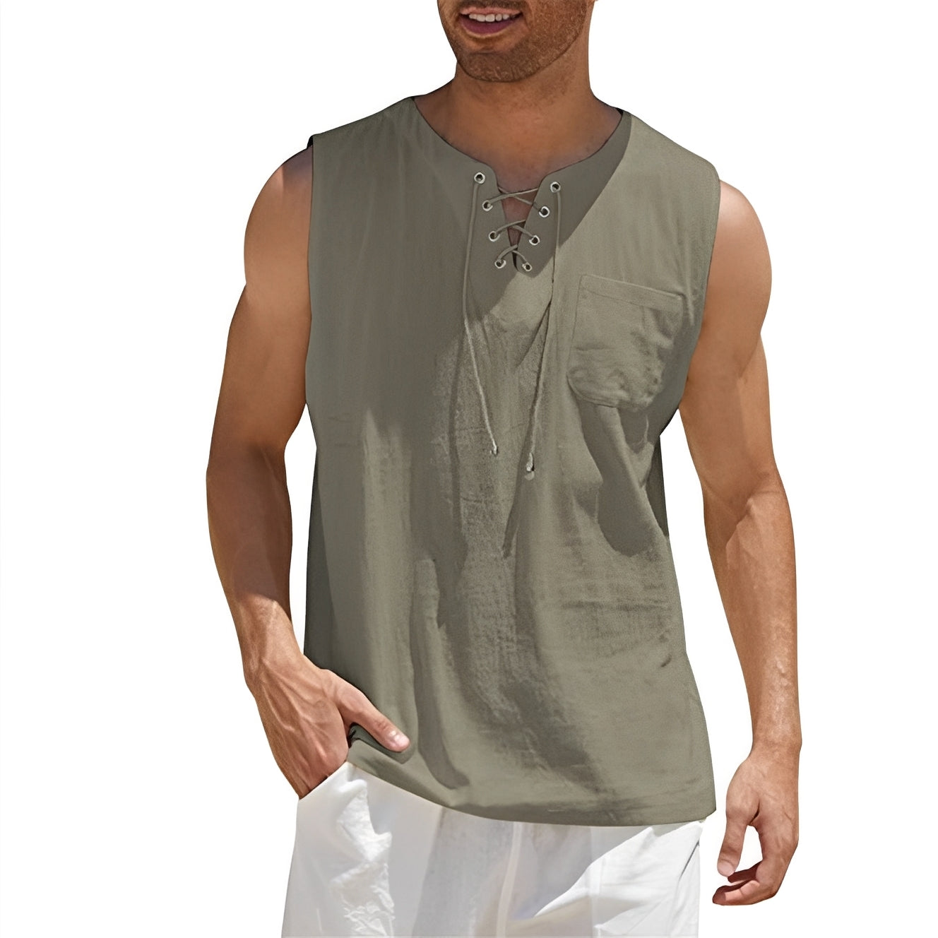Alexia - Komfortables Herren-Tanktop ohne Ärmel
