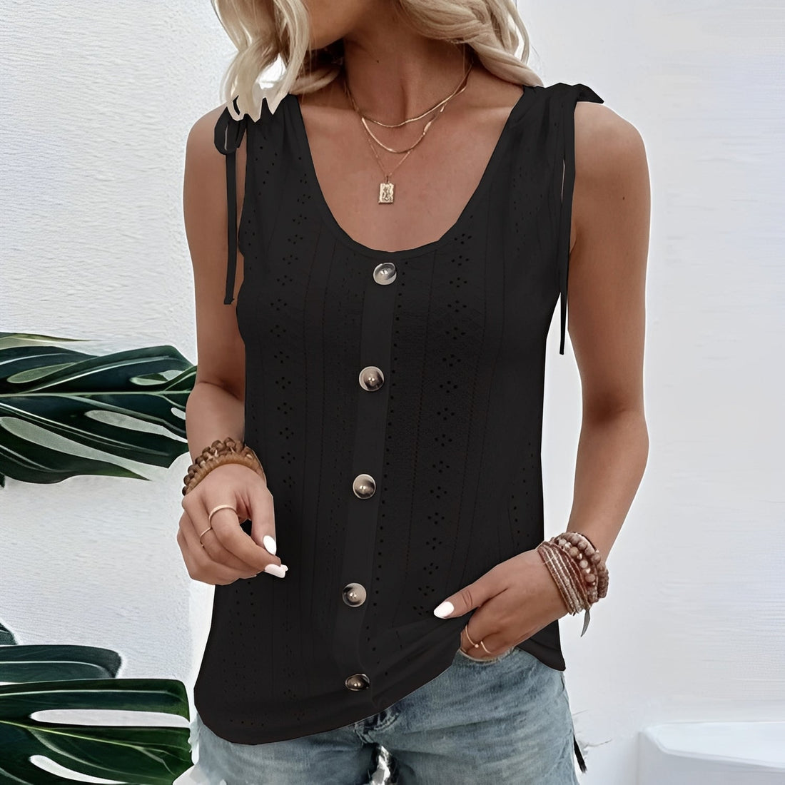Millie - Elegantes ärmelloses Damen-Tanktop