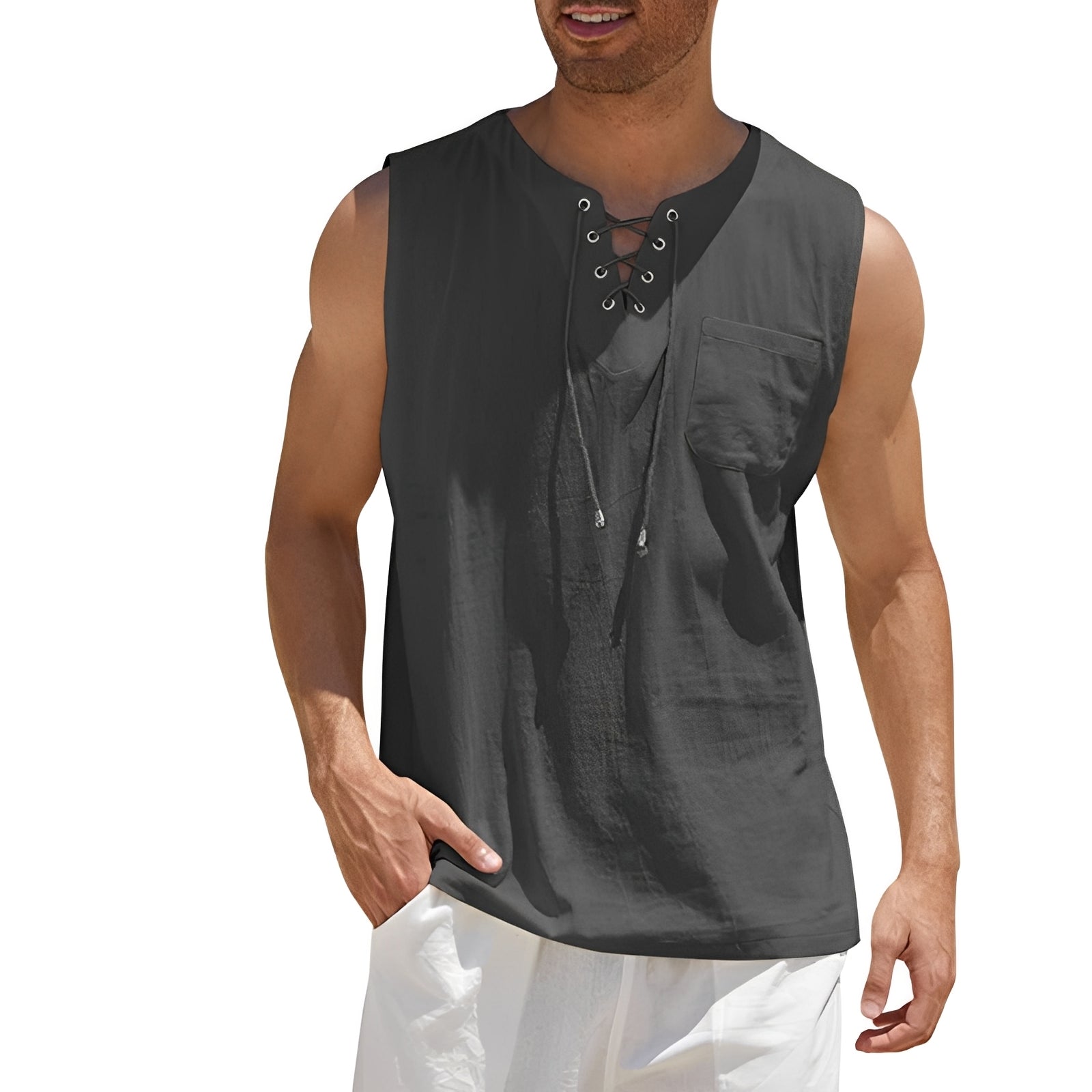 Alexia - Komfortables Herren-Tanktop ohne Ärmel