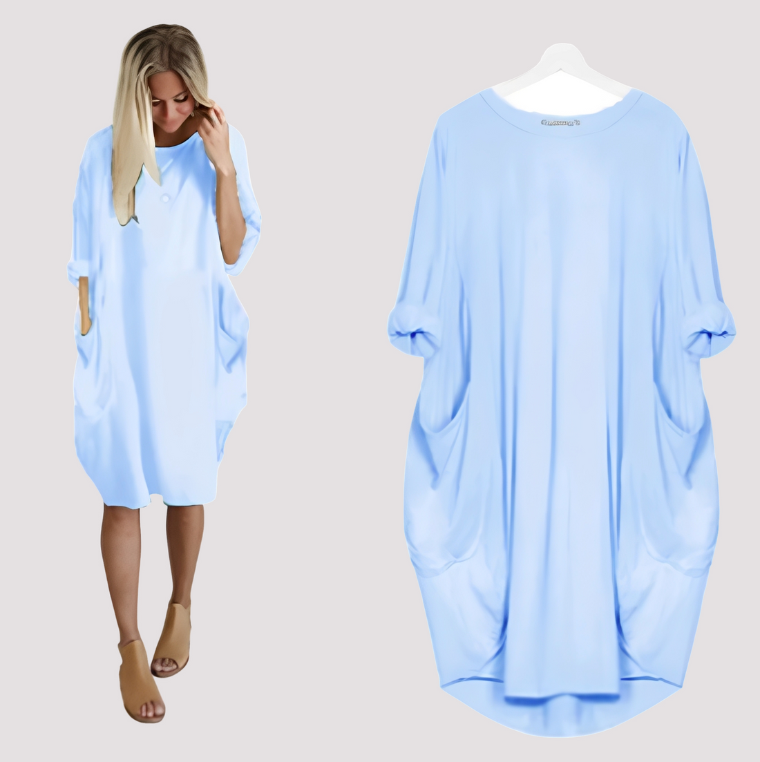 Kate - Bequemes, locker geschnittenes Damenkleid