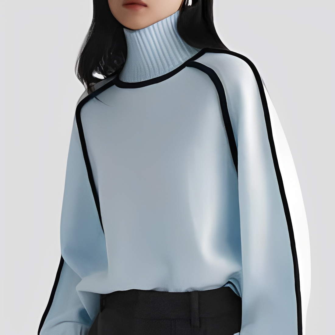 Azalea - Schicker, entspannter Damen-Rollkragenpullover