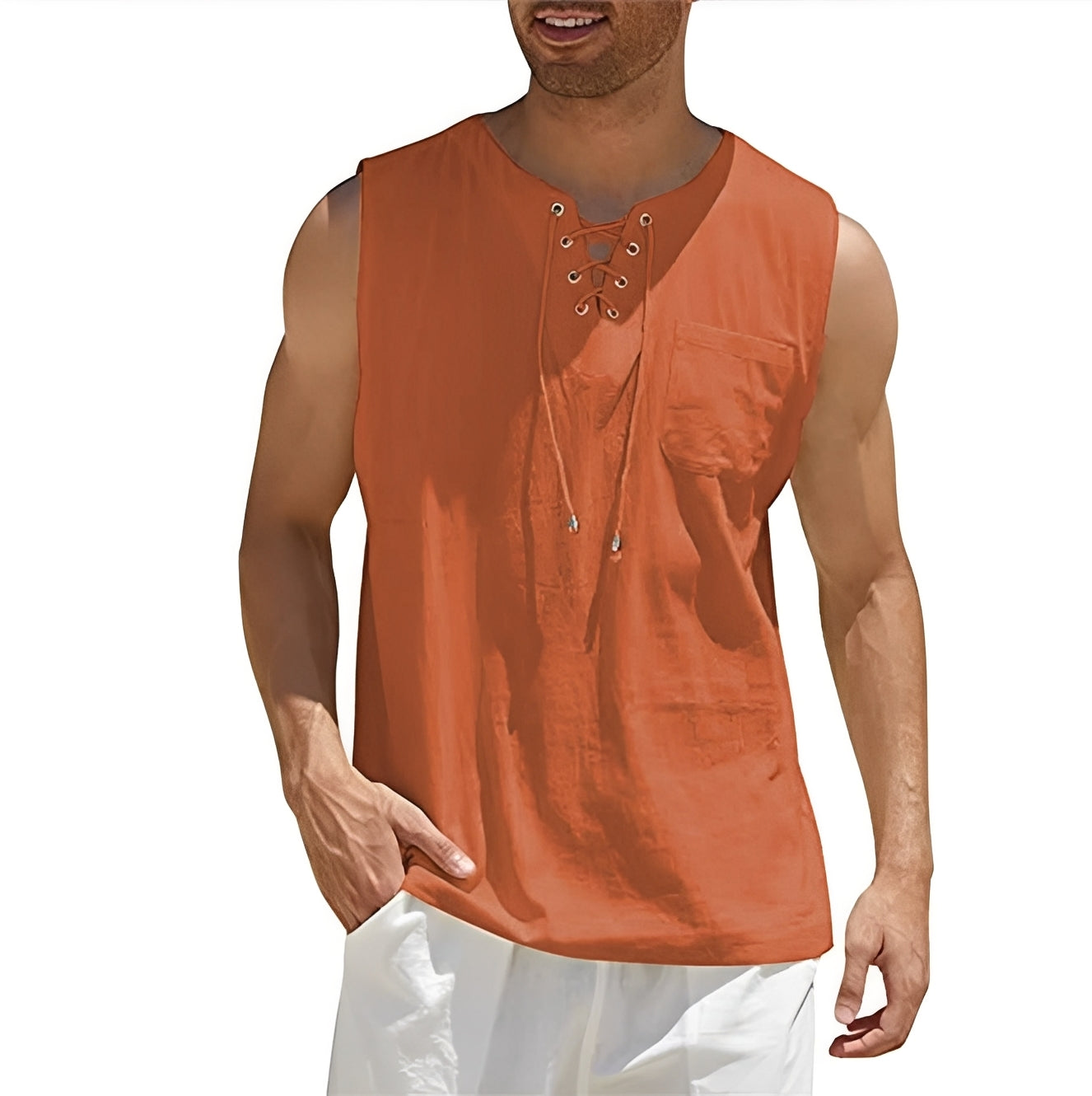 Alexia - Komfortables Herren-Tanktop ohne Ärmel