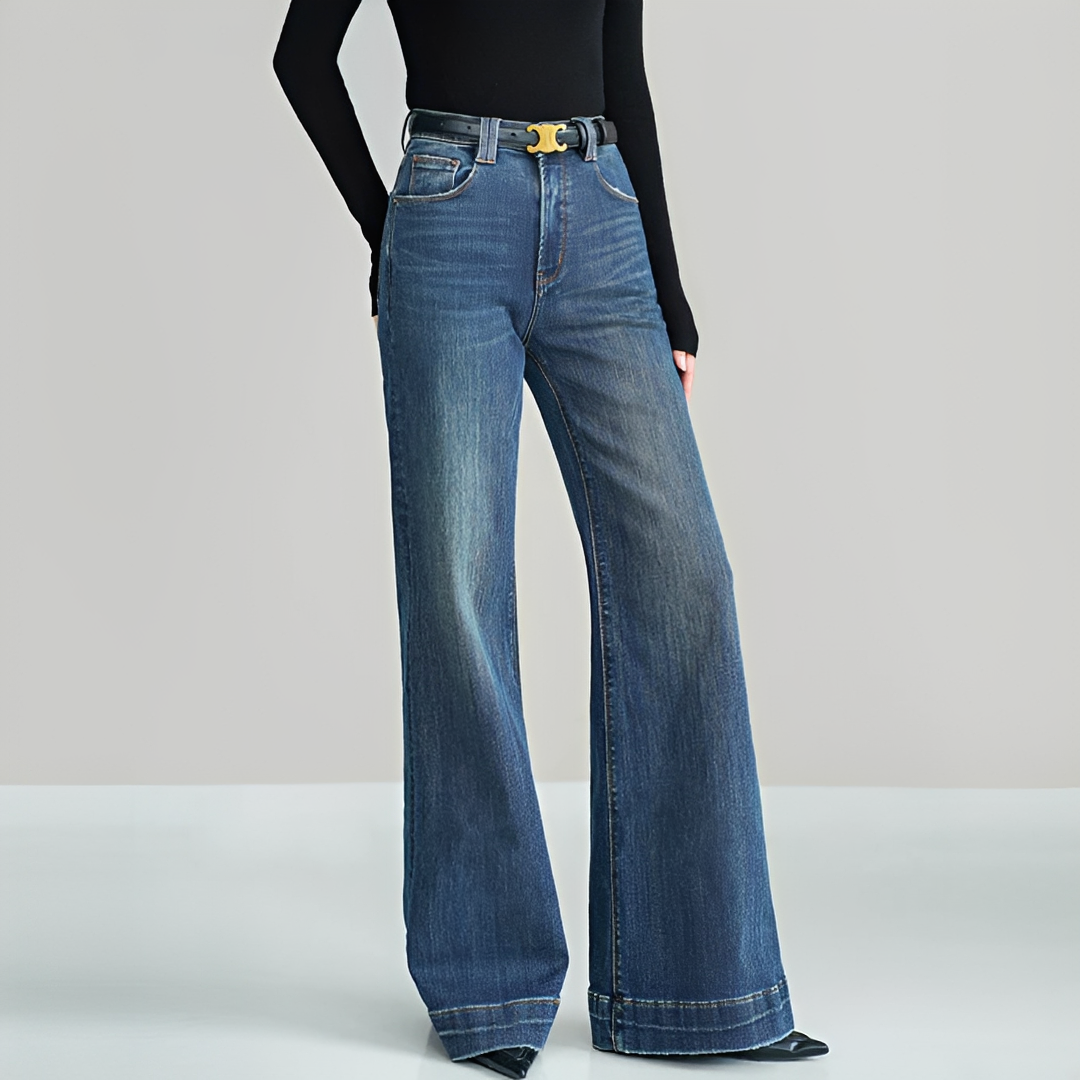Tamia - Trendige Jeans mit mittelhohem Bund