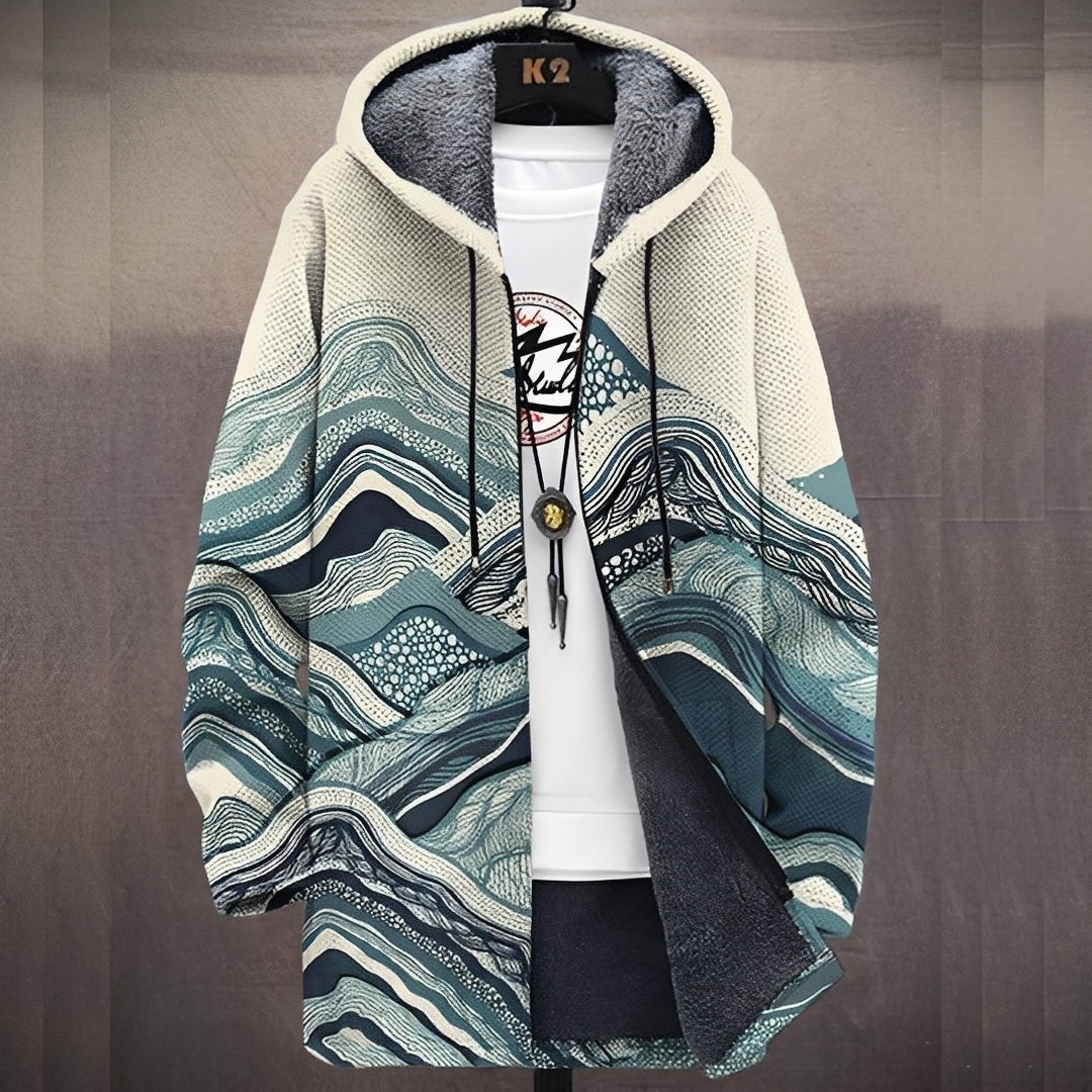 Romy - Stilvoller bedruckter Hoodie für Männer