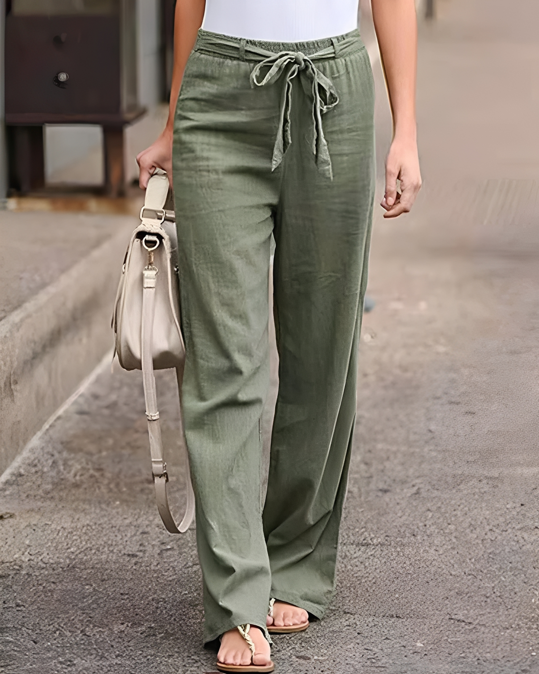 Saniyah - Hose mit anpassbarem Bund und Kordelzug