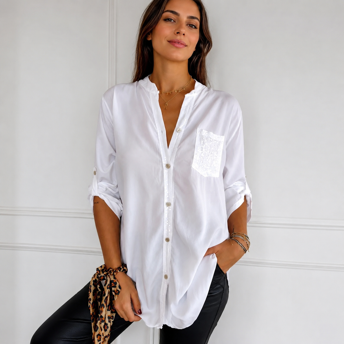 Chalise - Schicke Bluse mit Knöpfen