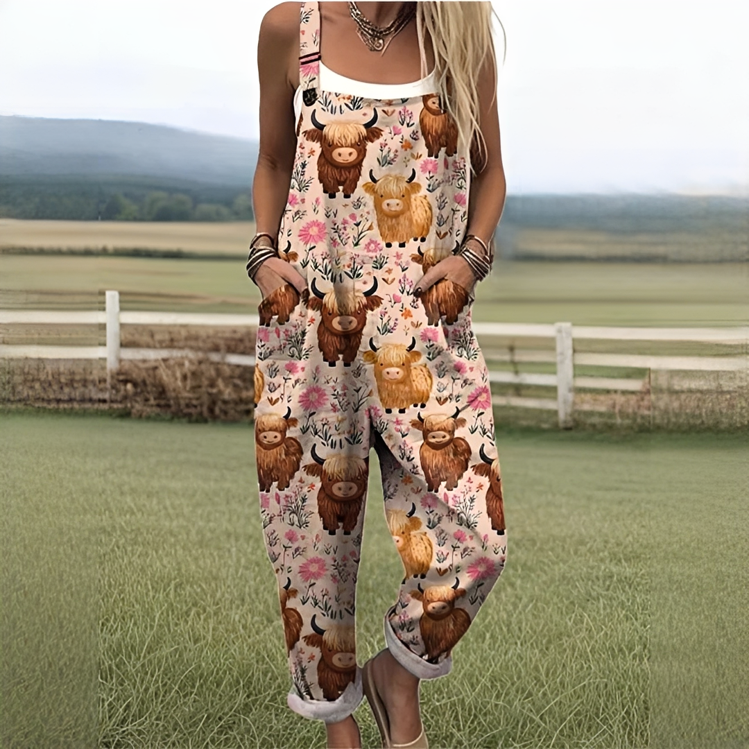 Zerva - Eleganter Muster-Overall
