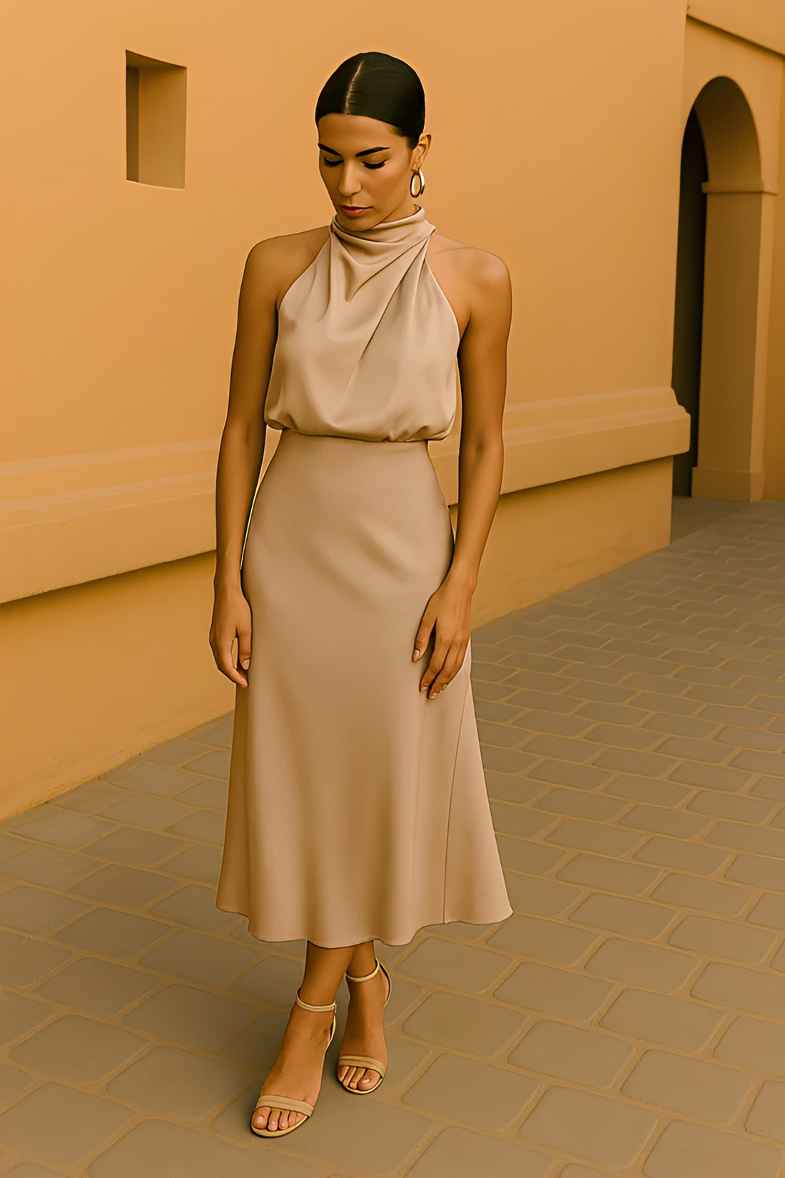 Selina - Stilvolles ärmelloses Kleid