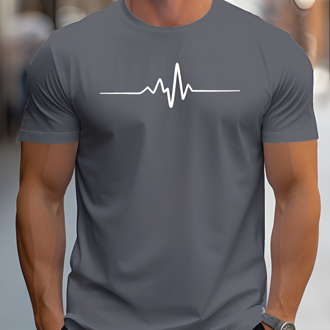Russell - Slim-Fit T-Shirt mit Print für Herren