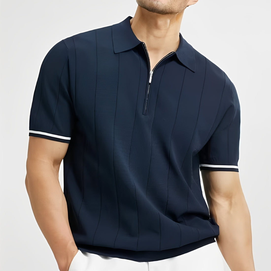 Josh - Stilvolles gestreiftes Poloshirt für Herren