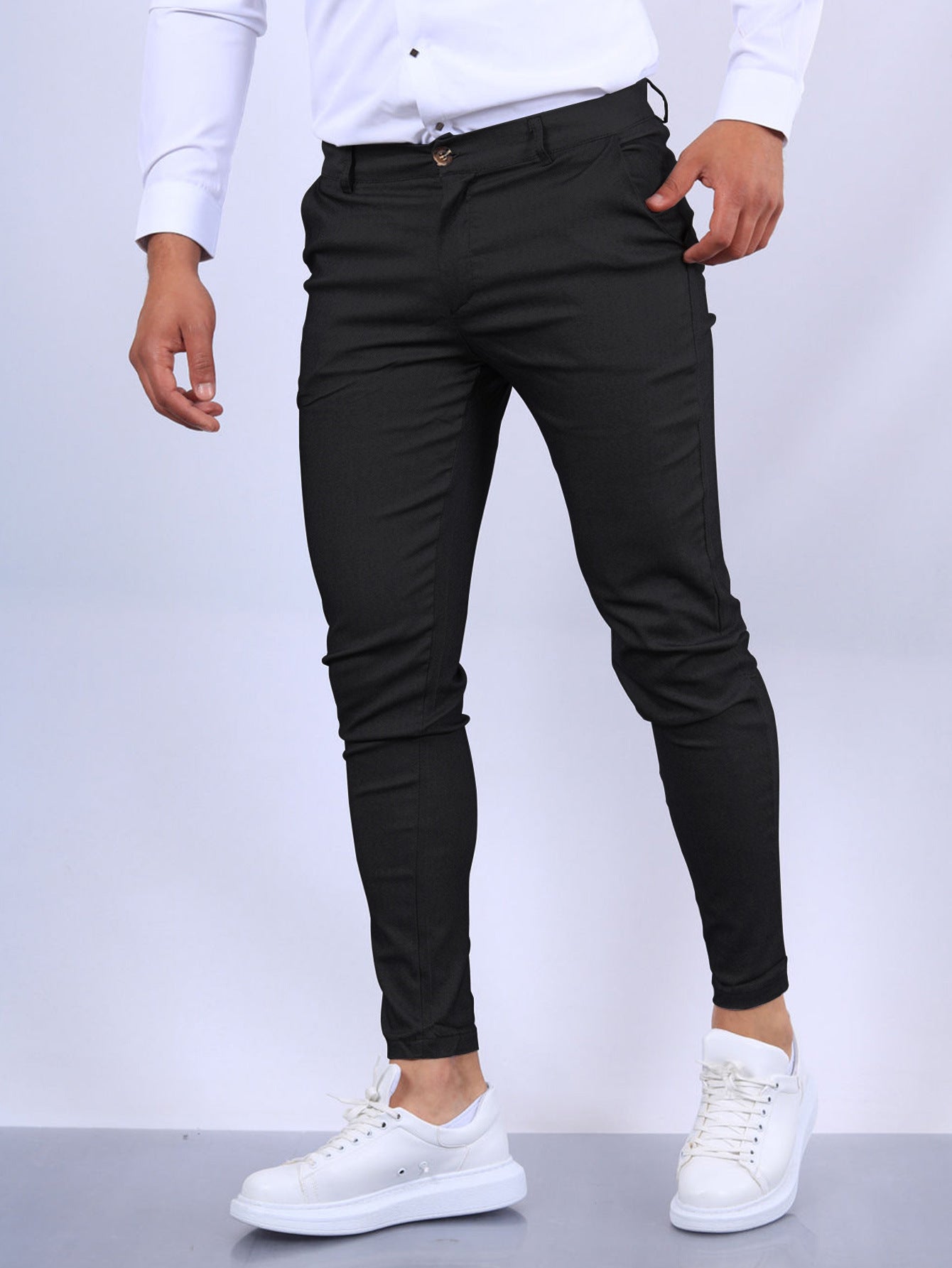 Ryan - Herren schmal geschnittene Hose im lässigen Stil