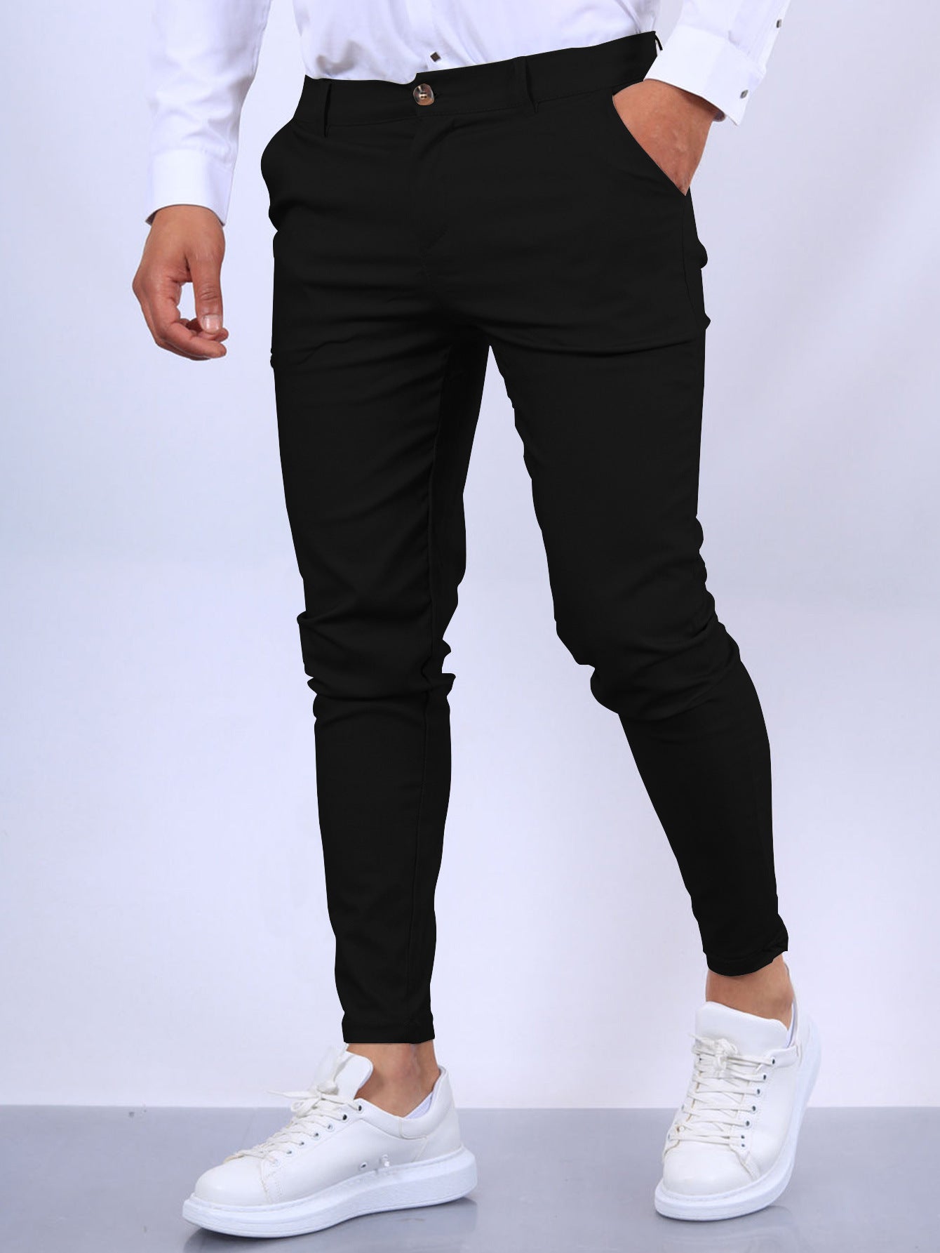 Ryan - Herren schmal geschnittene Hose im lässigen Stil