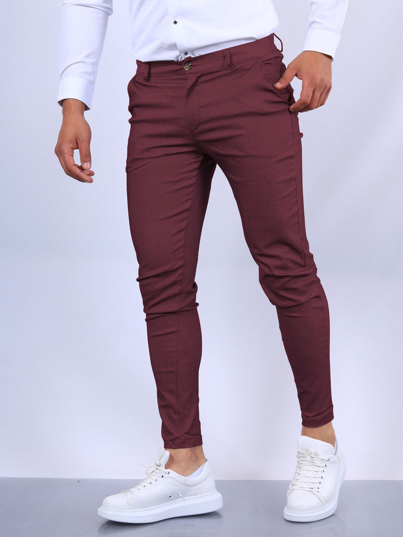 Ryan - Herren schmal geschnittene Hose im lässigen Stil