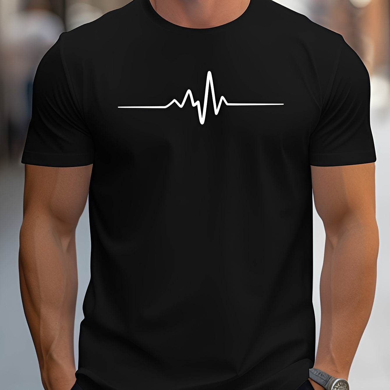 Russell - Slim-Fit T-Shirt mit Print für Herren