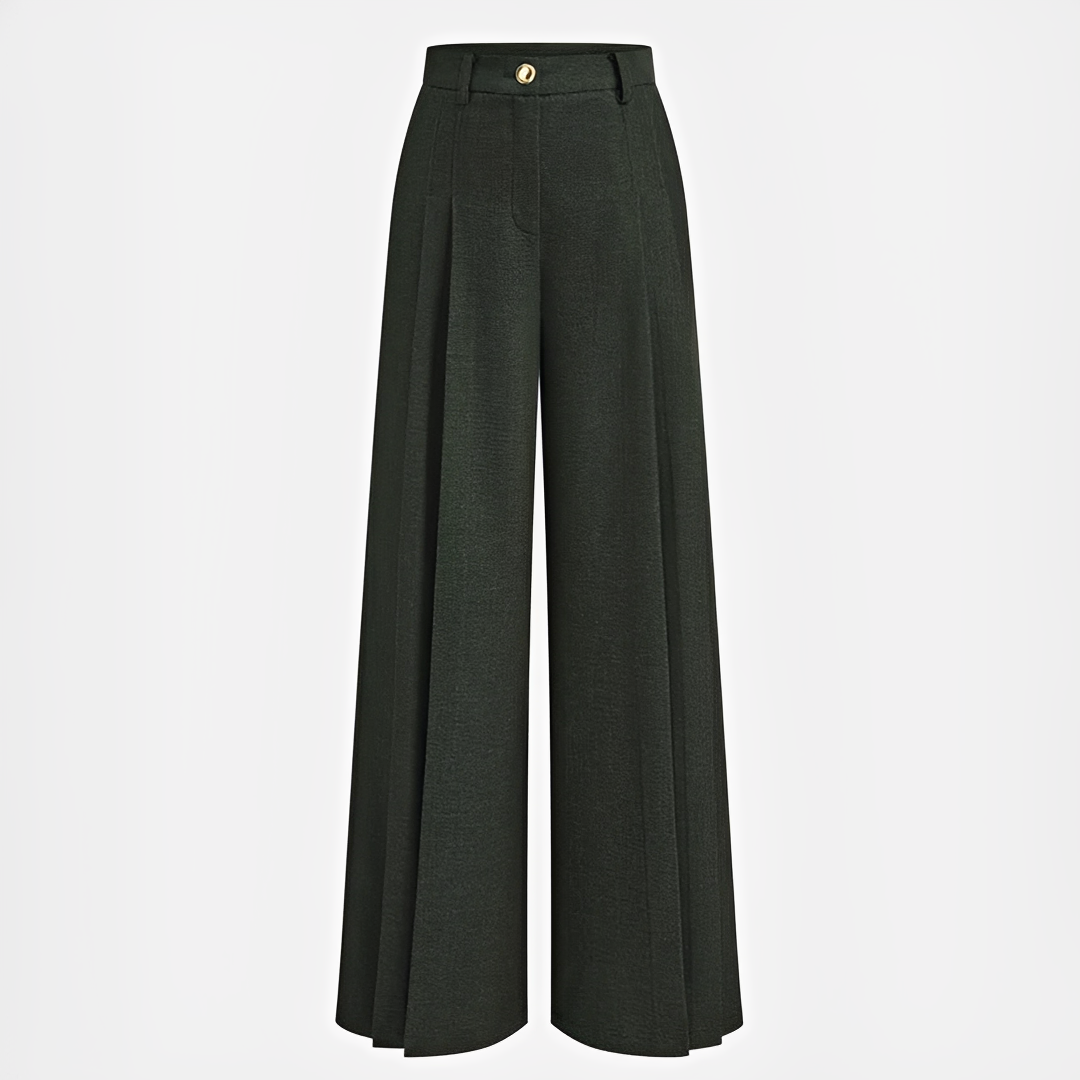 Odessa - Legere Plisseehose mit Weitem Bein