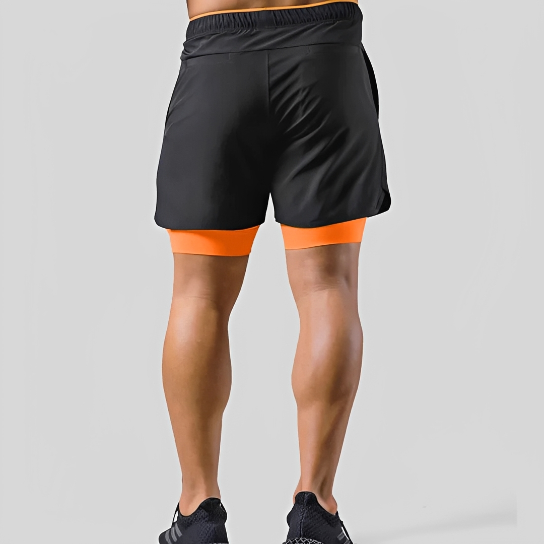 Steven - Herren Shorts - Zweischichtig für sportliche Aktivitäten