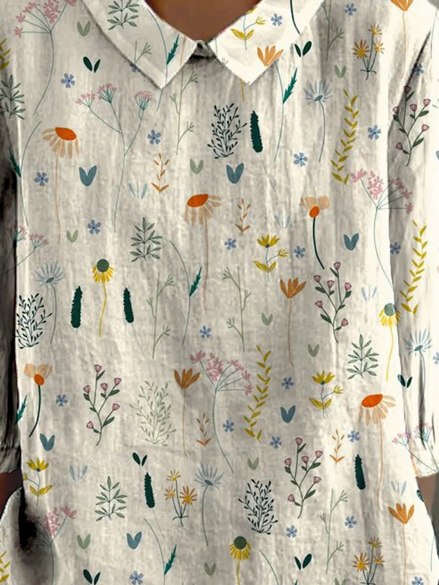 Raelyn - Bluse Wilde Blumen
