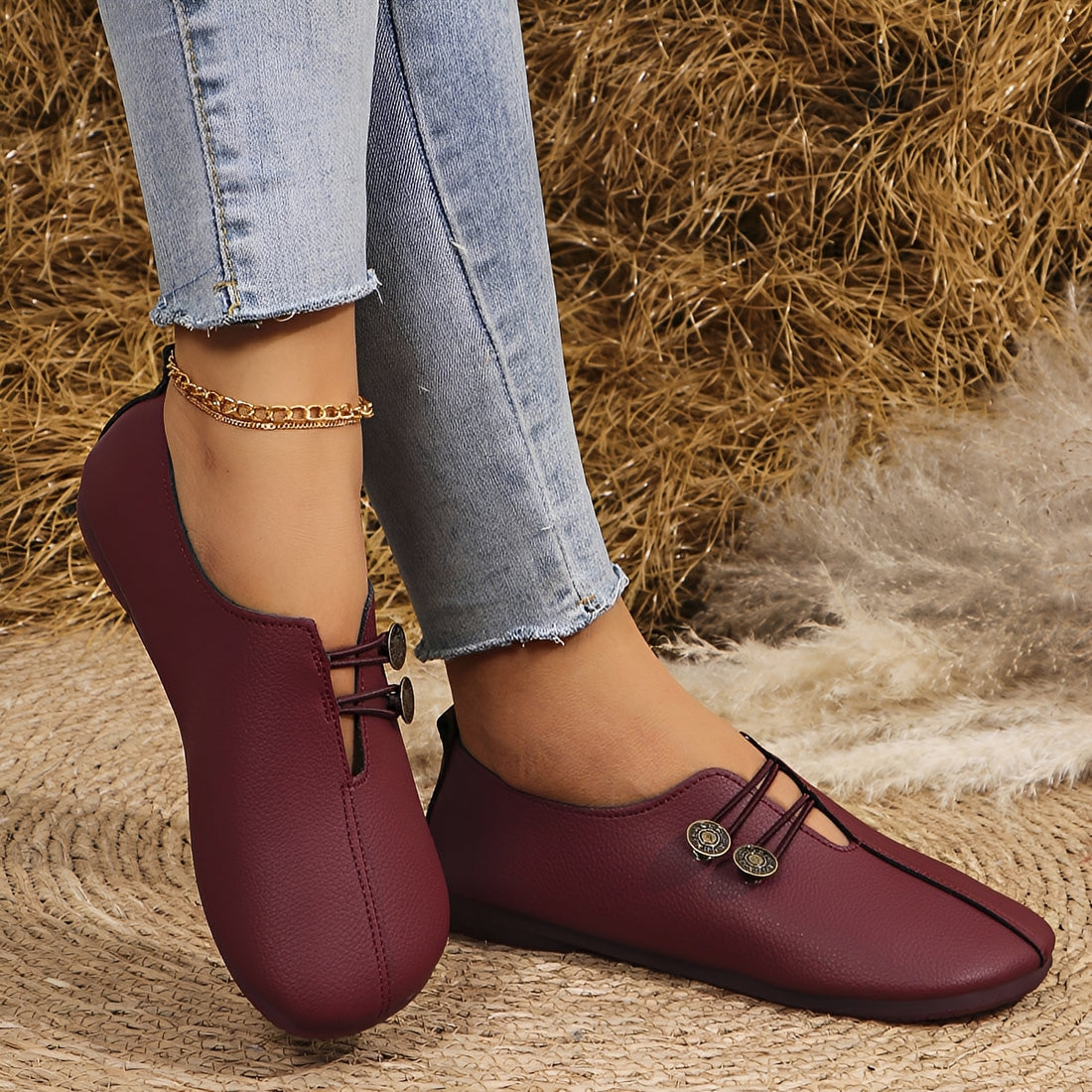 Monica - Stilvolle, weiche flache Schuhe für Damen