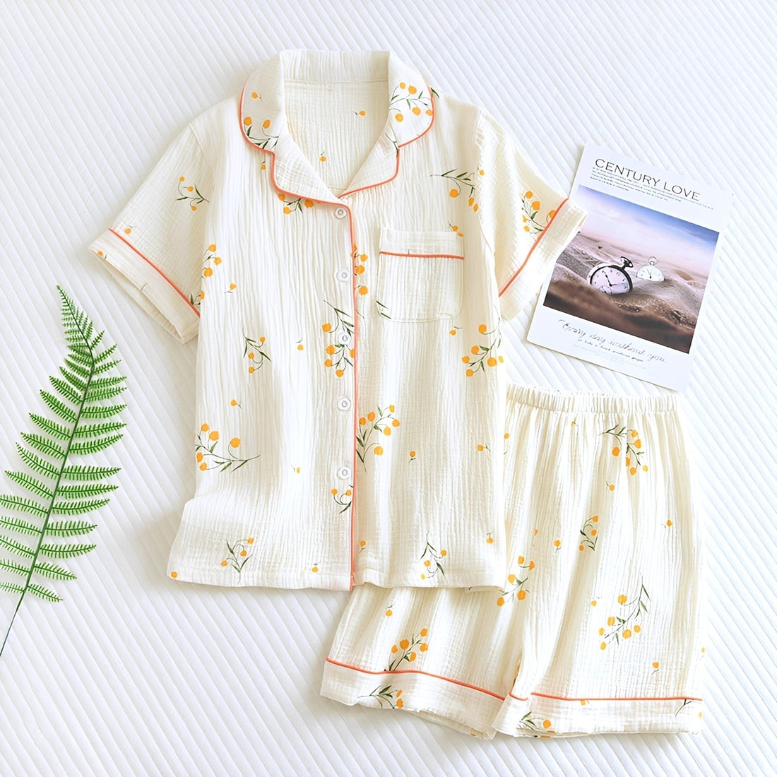 Mariah - Bequemes, Ungezwungenes Pyjama-Set