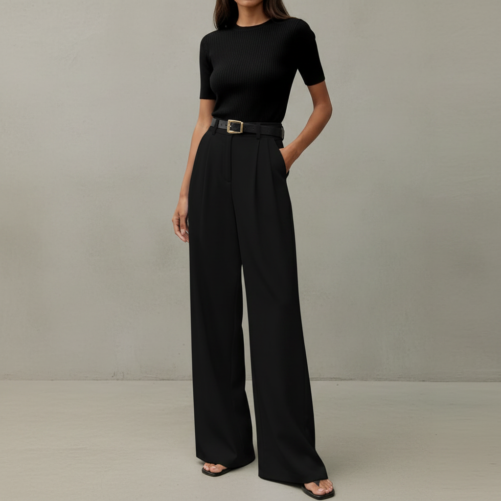 Blaine - Stilvolle Hosen mit weitem Bein
