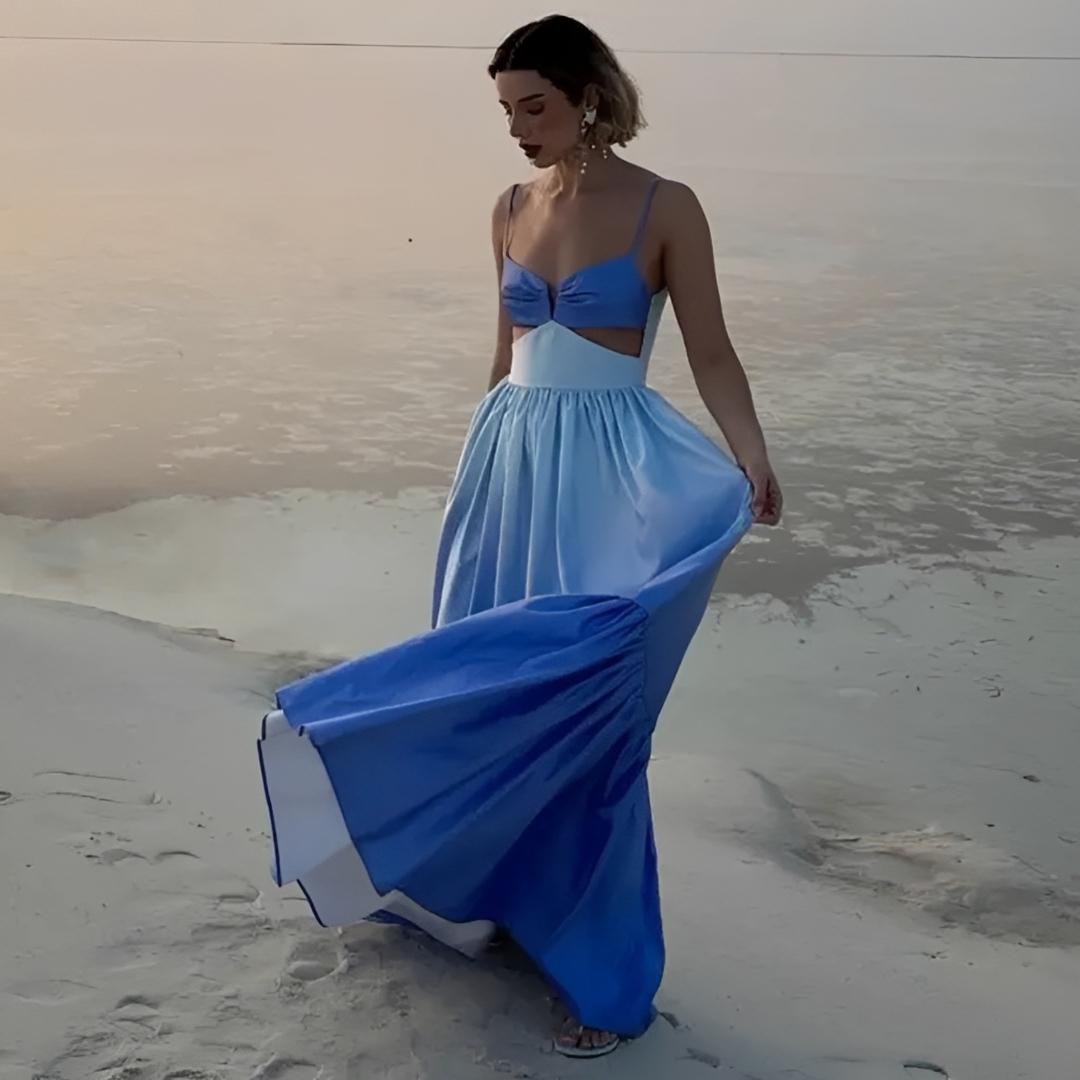 Corina - Elegantes Cami-Maxi-Kleid