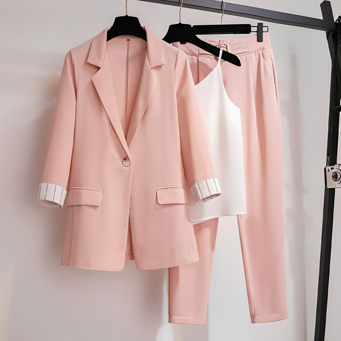 Paula - stilvolles Dreiteiler-Blazer-Set für Damen