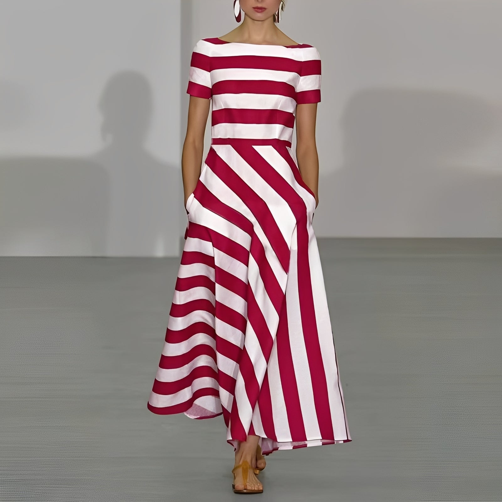 Rebecca - Stilvolles Maxikleid in A-Linie für  Frauen