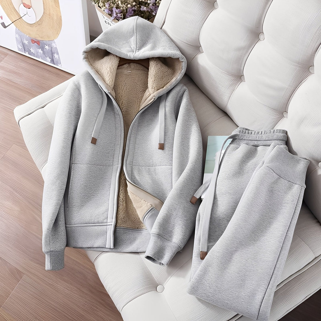Nadine - Hoodie und Winterjogginghose Set