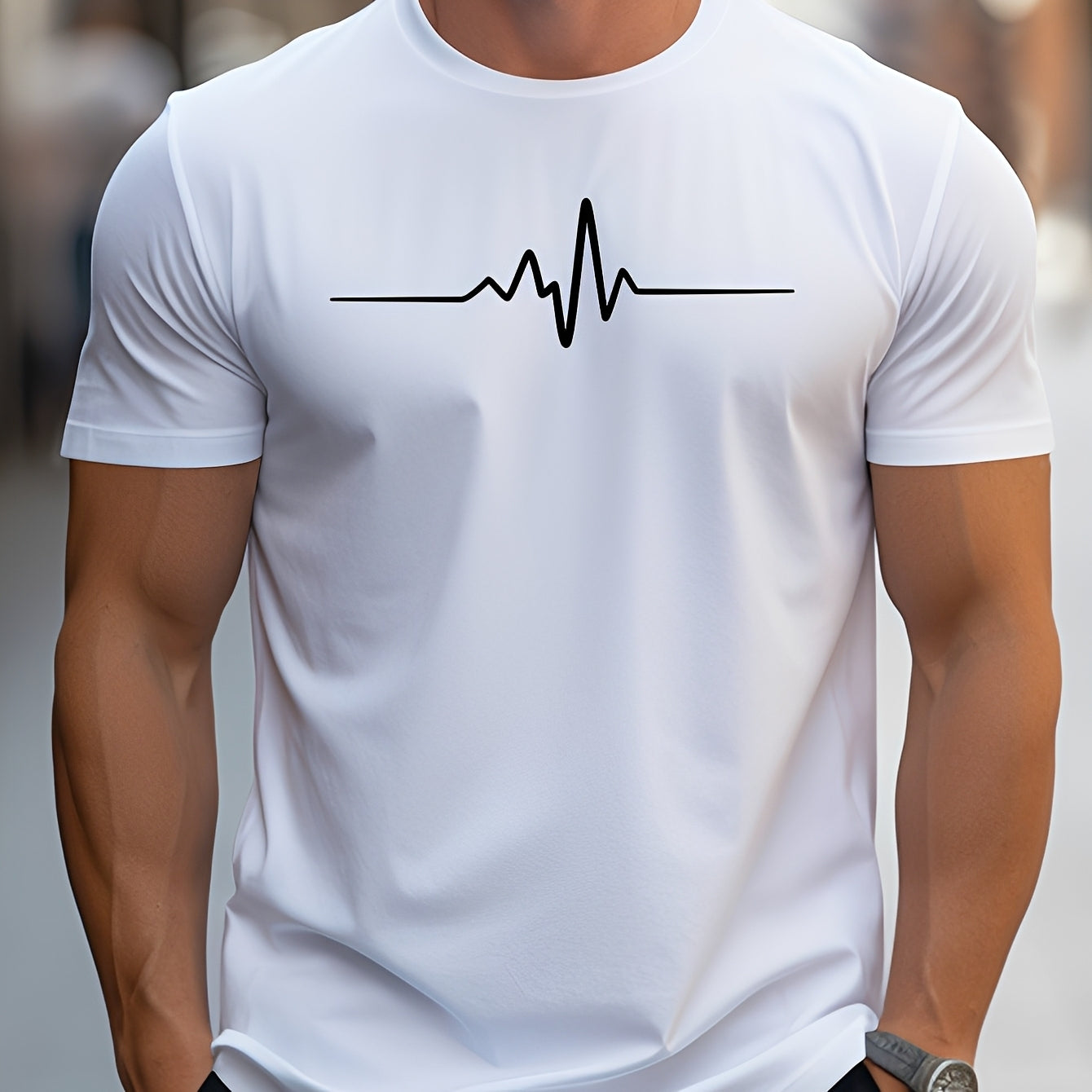 Russell - Slim-Fit T-Shirt mit Print für Herren