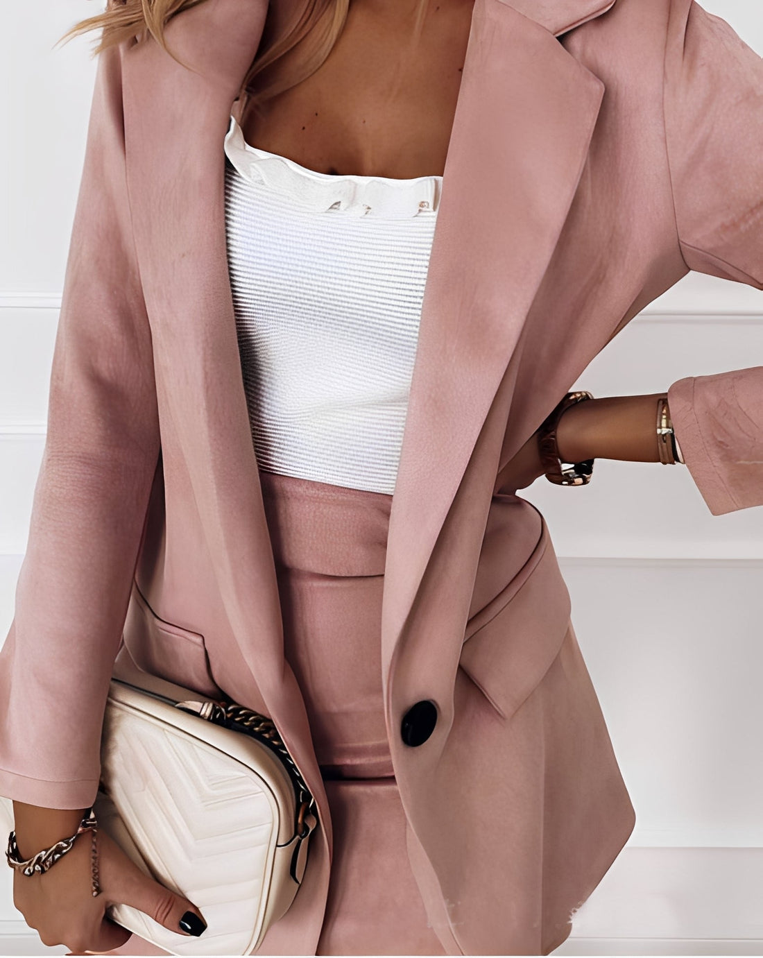 Katelyn - Elegantes Blazer- und Minirock-Set