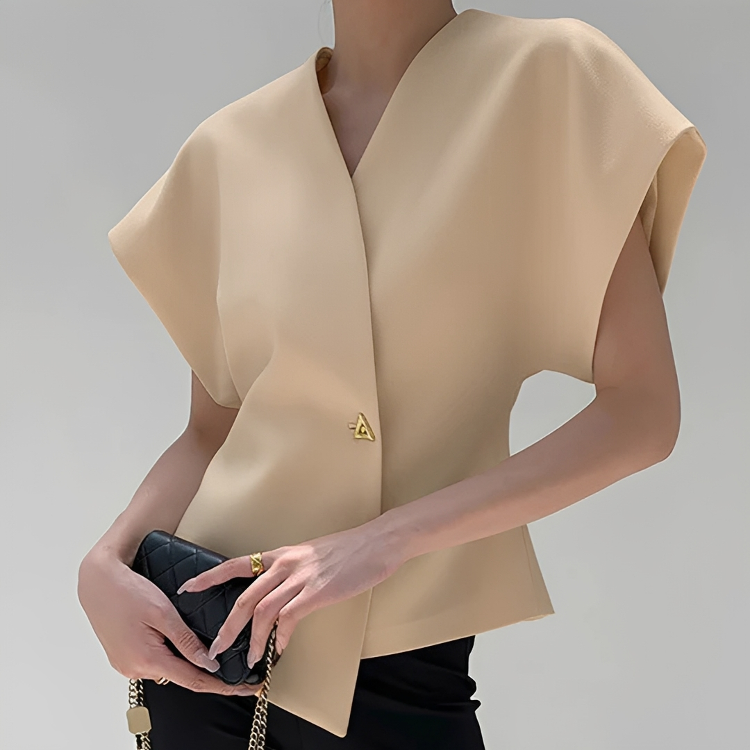 Ariella - Modische V-Ausschnitt-Bluse