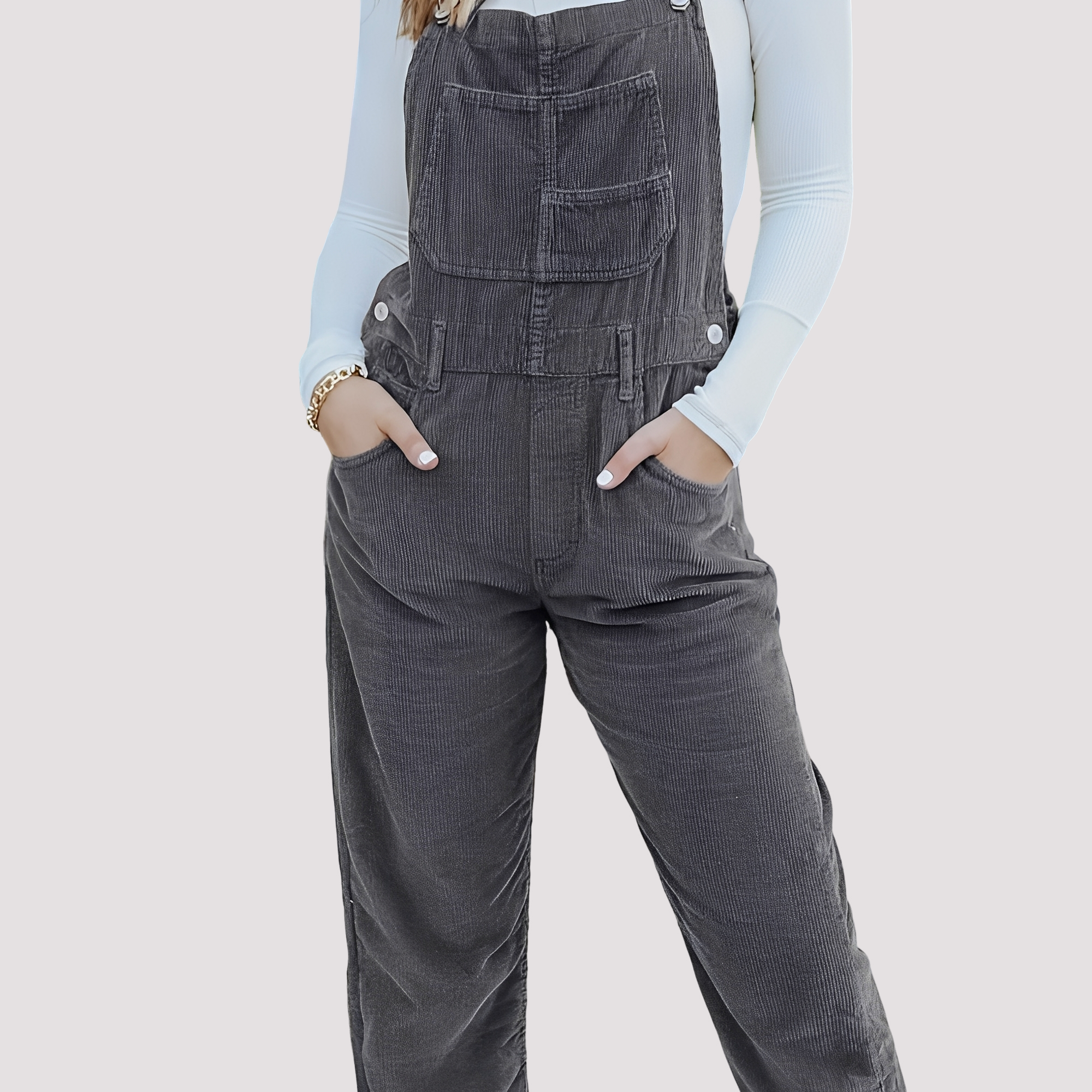 Sophie - Lässiger, locker geschnittener Jeans-Jumpsuit für Damen