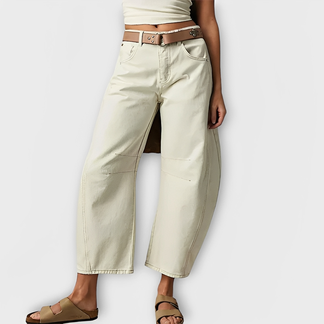 Vernadette - Bequemer breiter Jeans für Damen