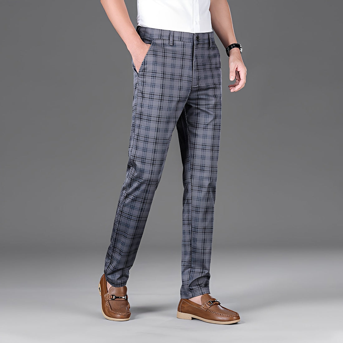 Myers - Bequeme Hose mit Karomuster
