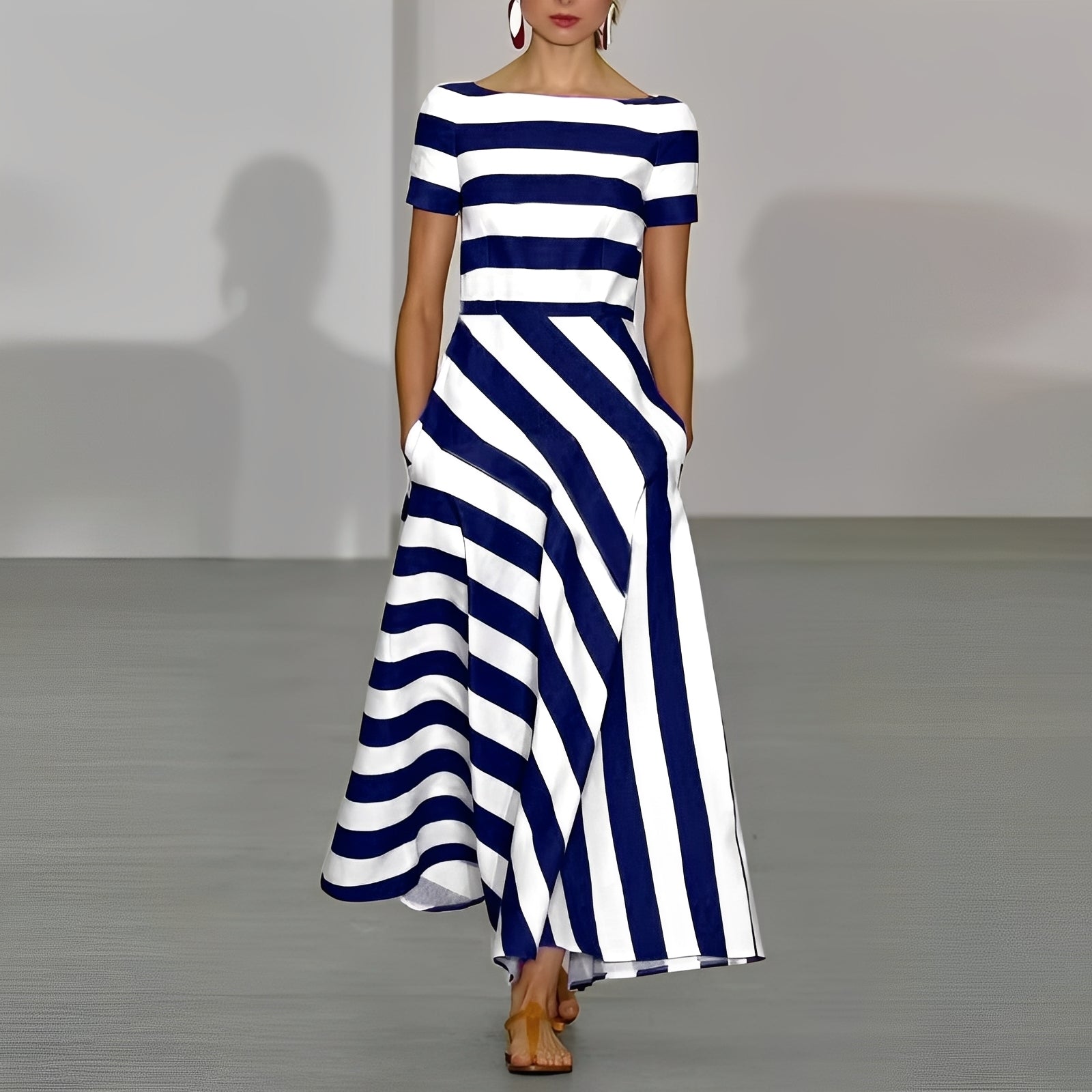 Rebecca - Stilvolles Maxikleid in A-Linie für  Frauen