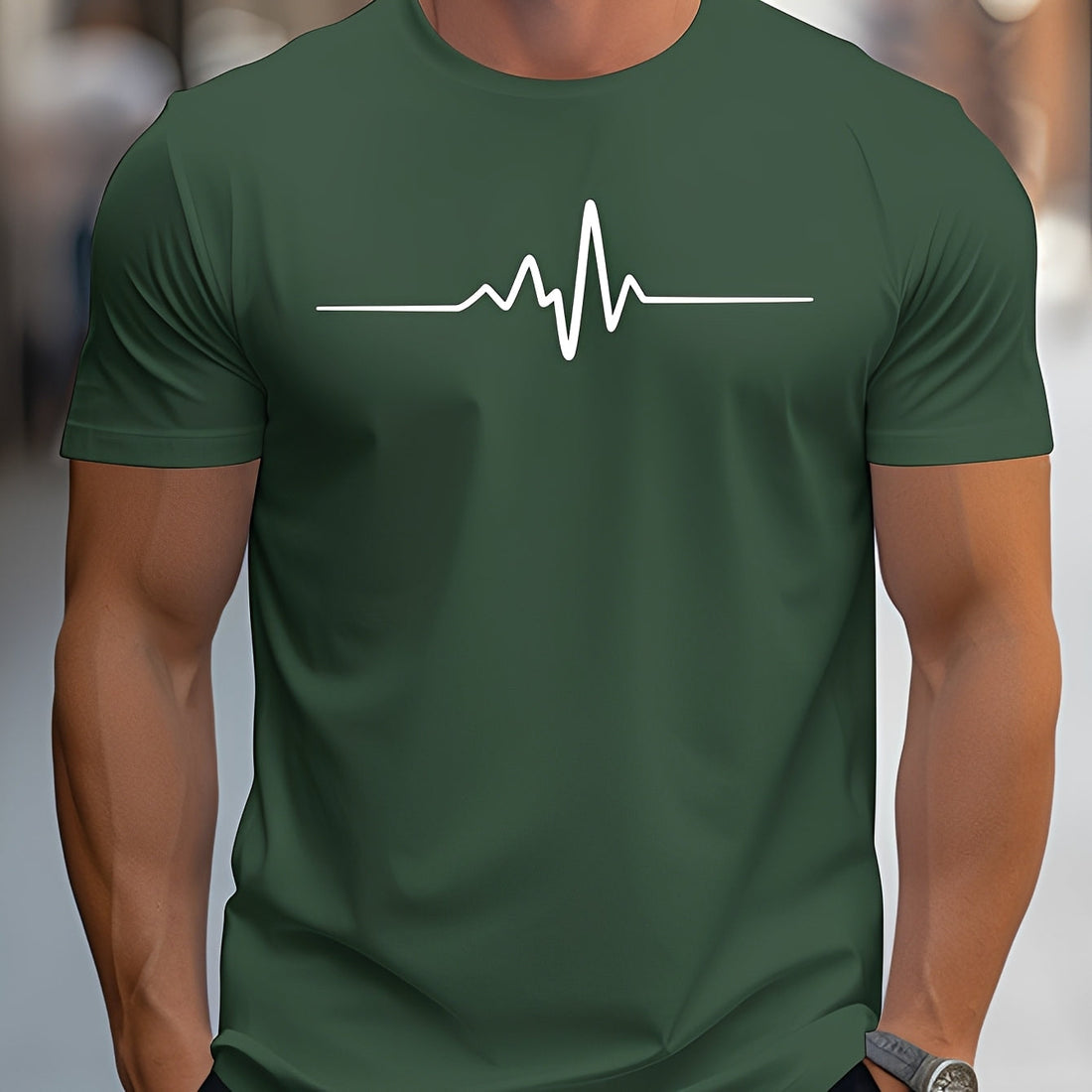 Russell - Slim-Fit T-Shirt mit Print für Herren