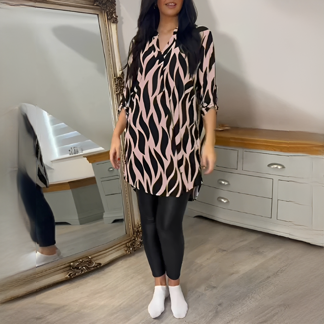 Desiree - Stilvolle Bluse mit V-Ausschnitt