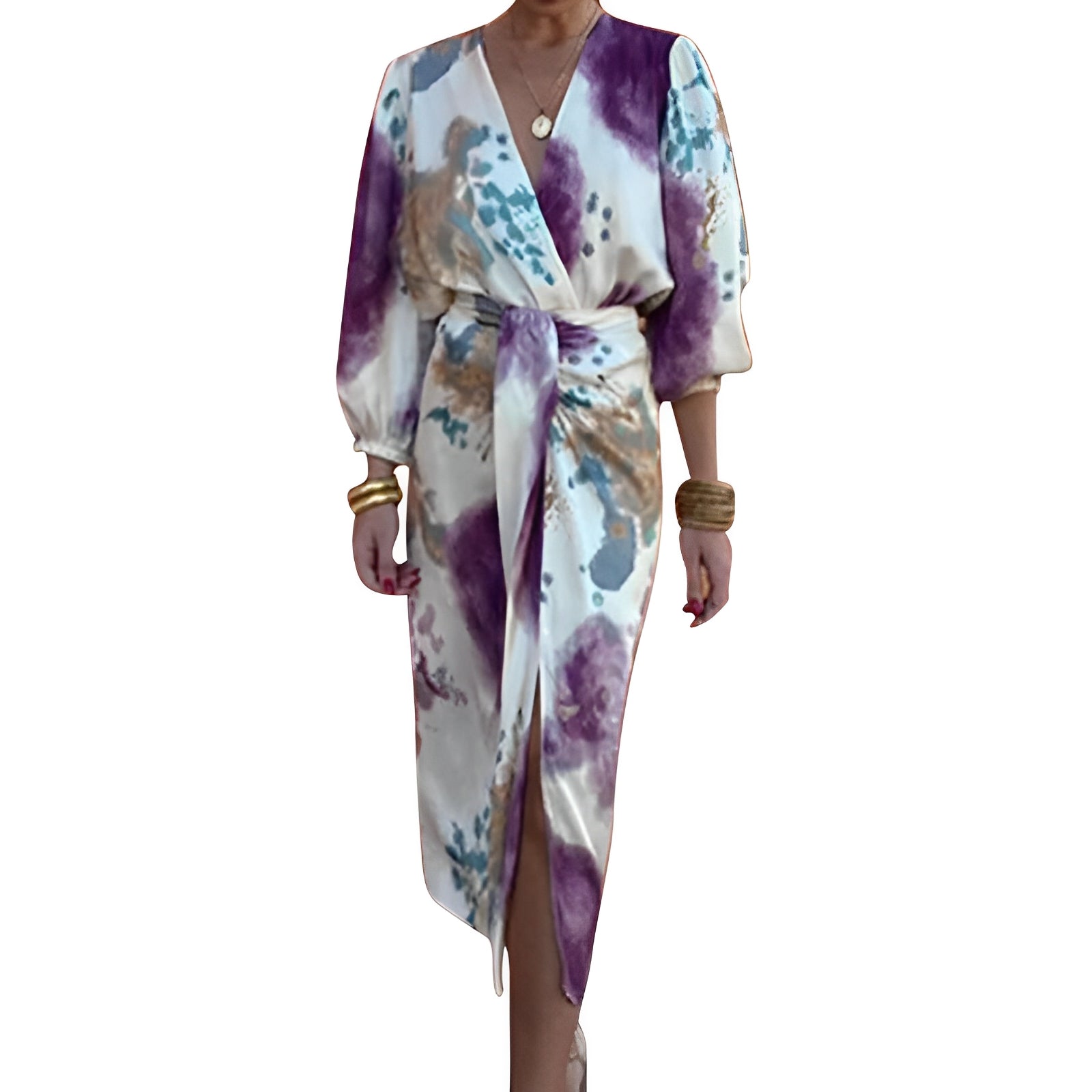 Jazmyn - Schickes Kleid mit V-Ausschnitt