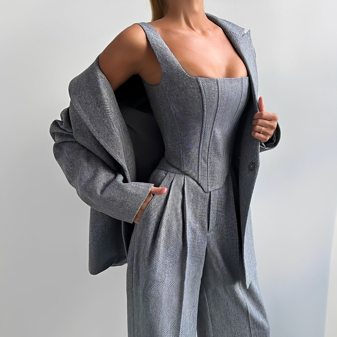 Madeline - Stilvolles dreiteiliges Blazer-Set für Frauen