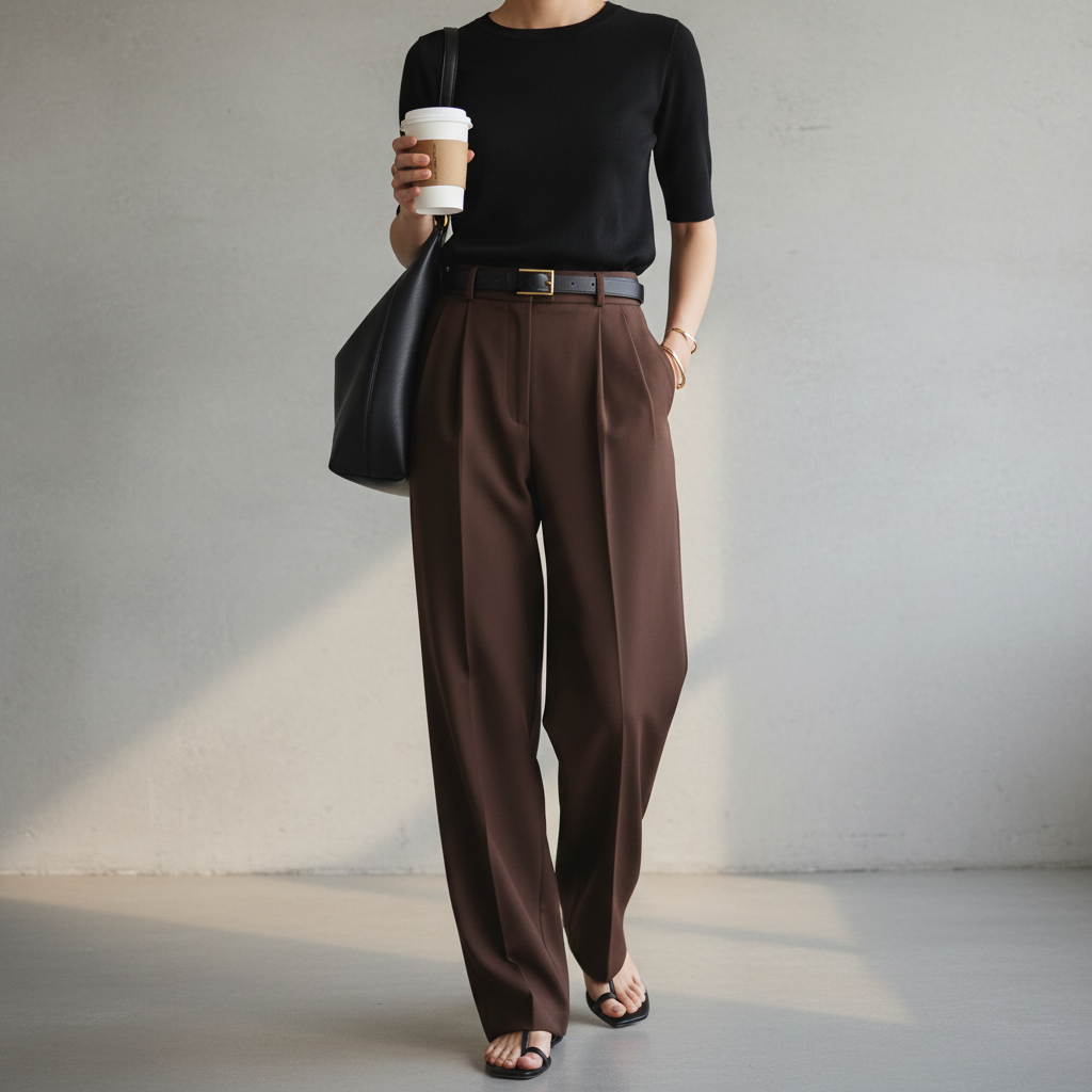 Blaine - Stilvolle Hosen mit weitem Bein