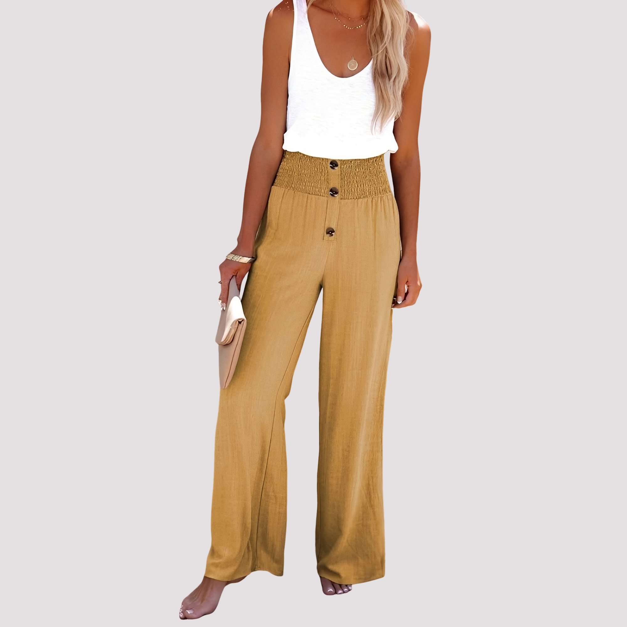 Christa - Bequeme Hose mit hohem Bund
