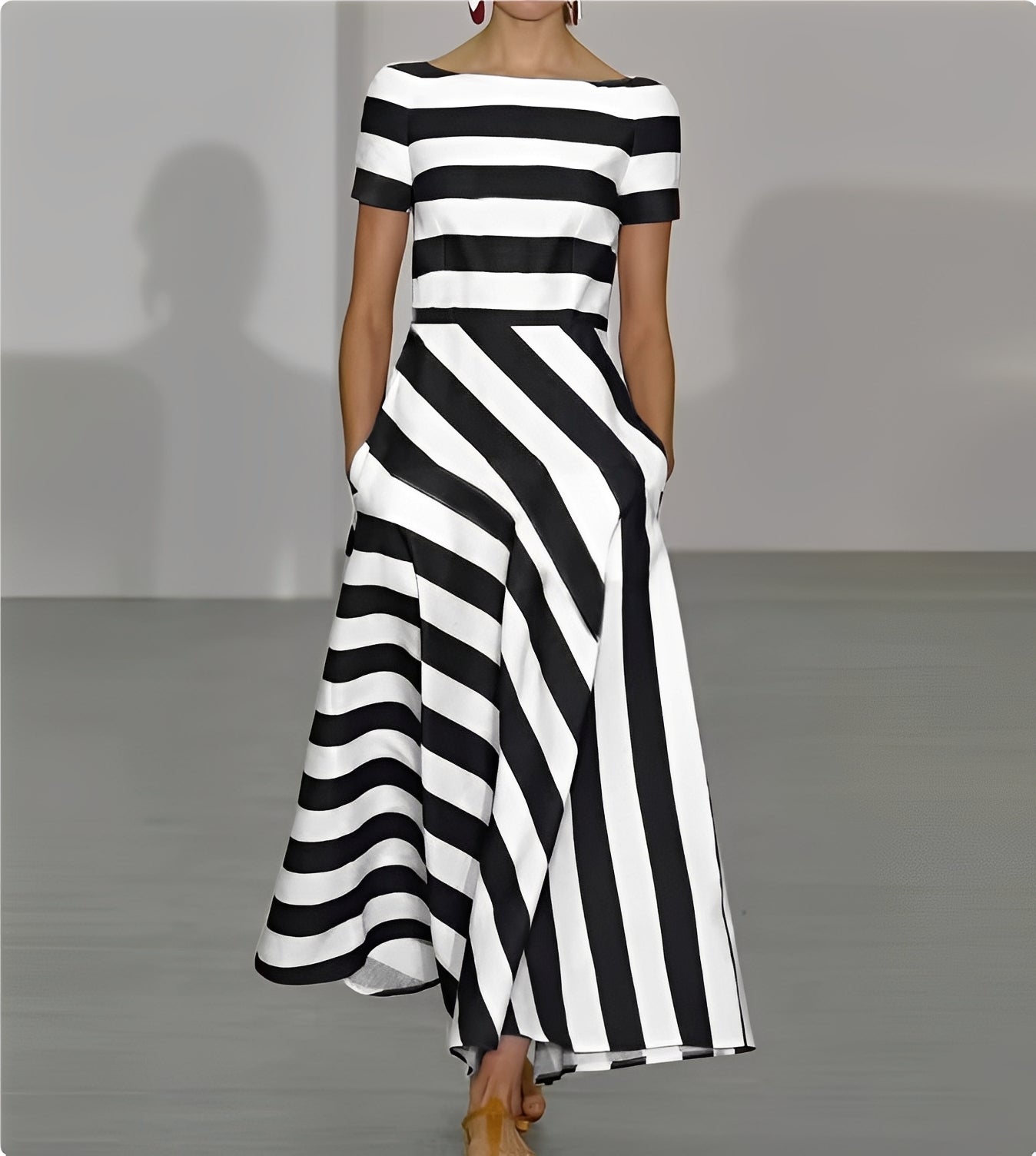 Rebecca - Stilvolles Maxikleid in A-Linie für  Frauen