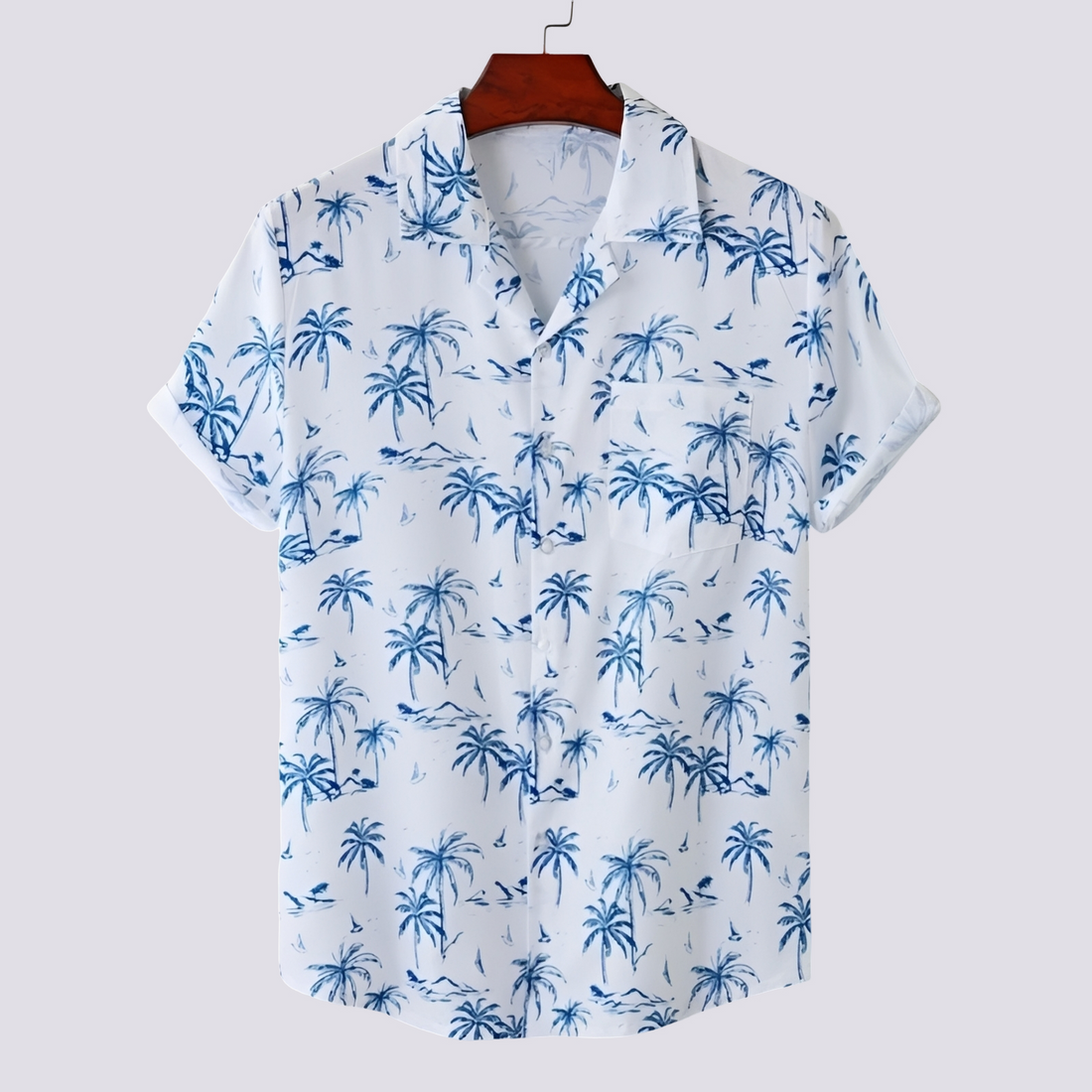 Ronan - Elegantes Herrenhemd im Hawaii-Design